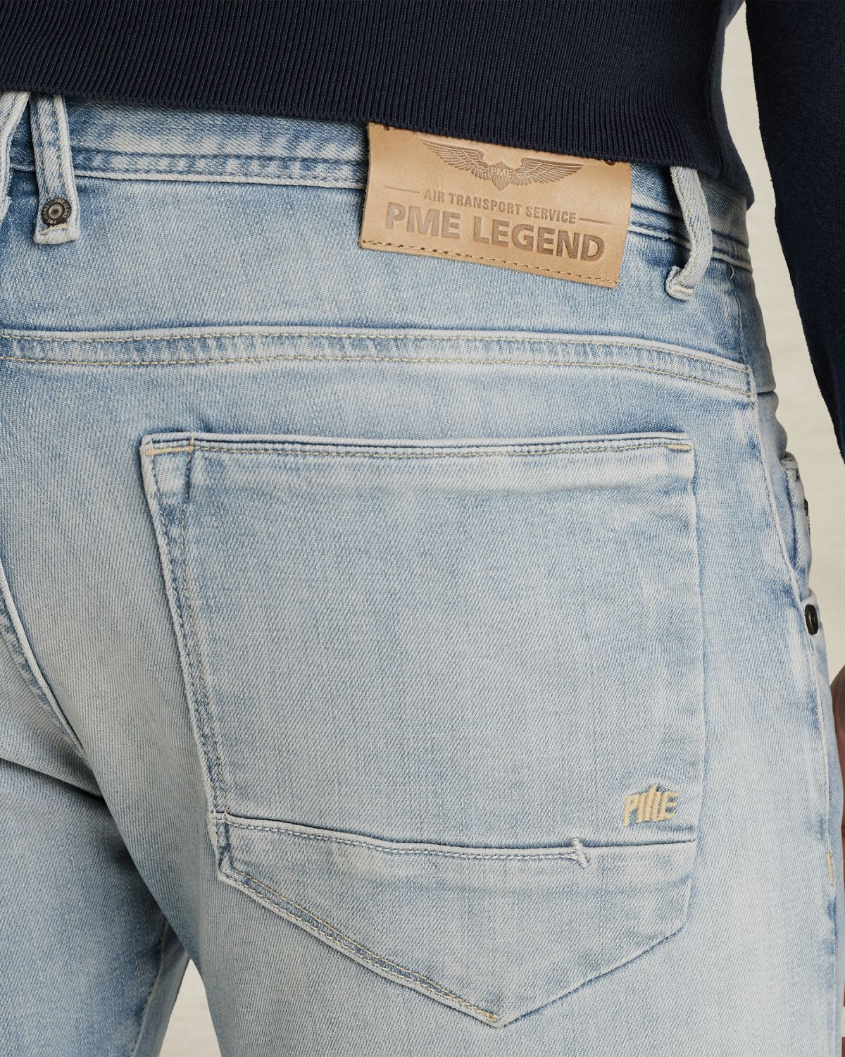 Джинсы PME Legend Carior зауженные синие артикул PTR450-BSS