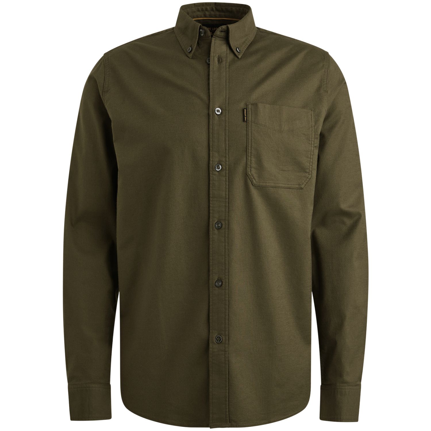 Рубашка PME Legend Oxford двухцветная зелёная артикул PSI2508206-6416