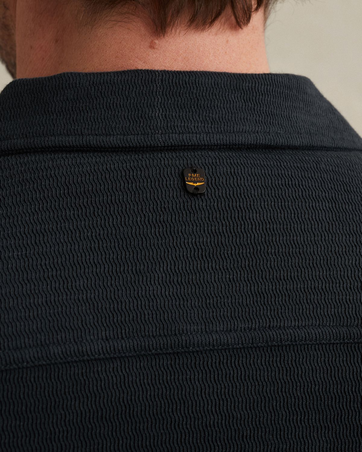 Рубашка PME Legend с короткими рукавами синяя артикул PSIS2604224-5282