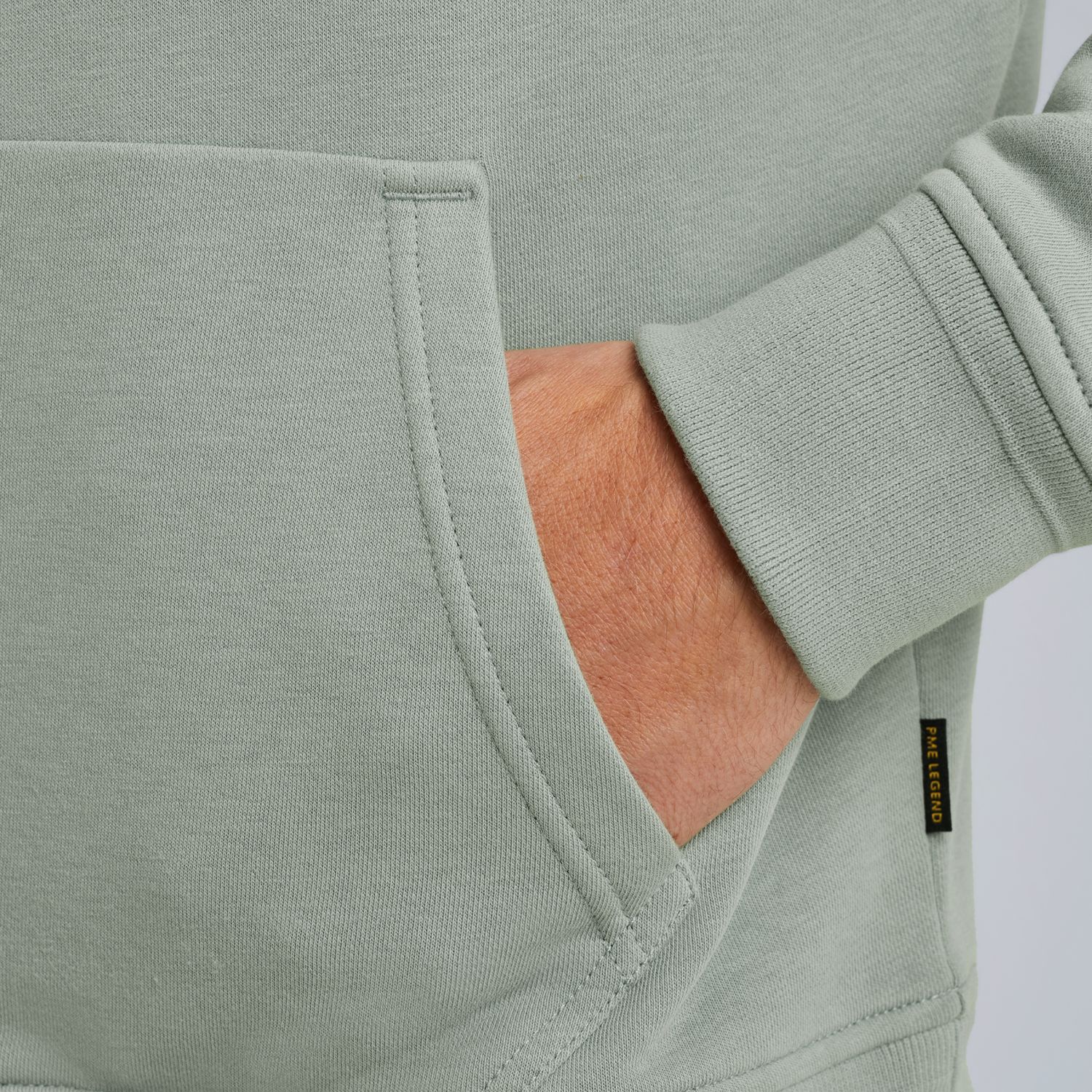 Толстовка PME Legend с карманом кенгуру зелёная артикул PSW2508421-5226