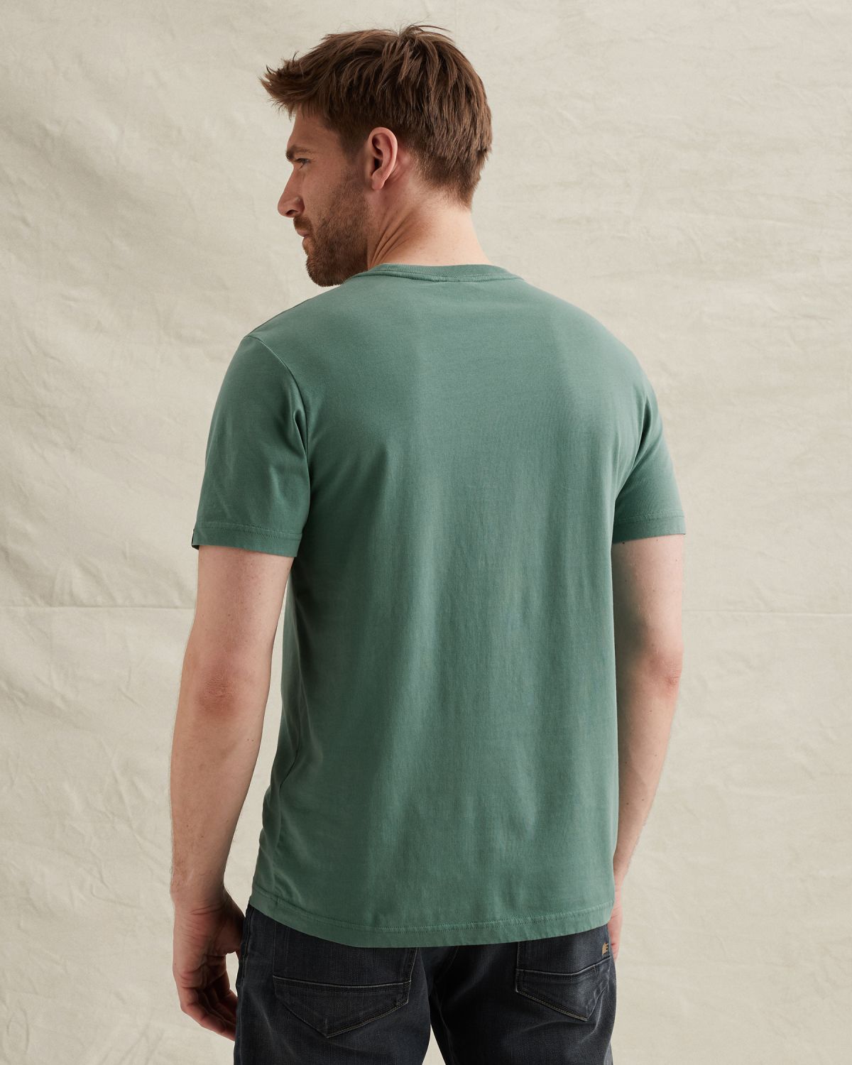 Футболка PME Legend с крупным рисунком зелёная артикул PTSS2604596-6053