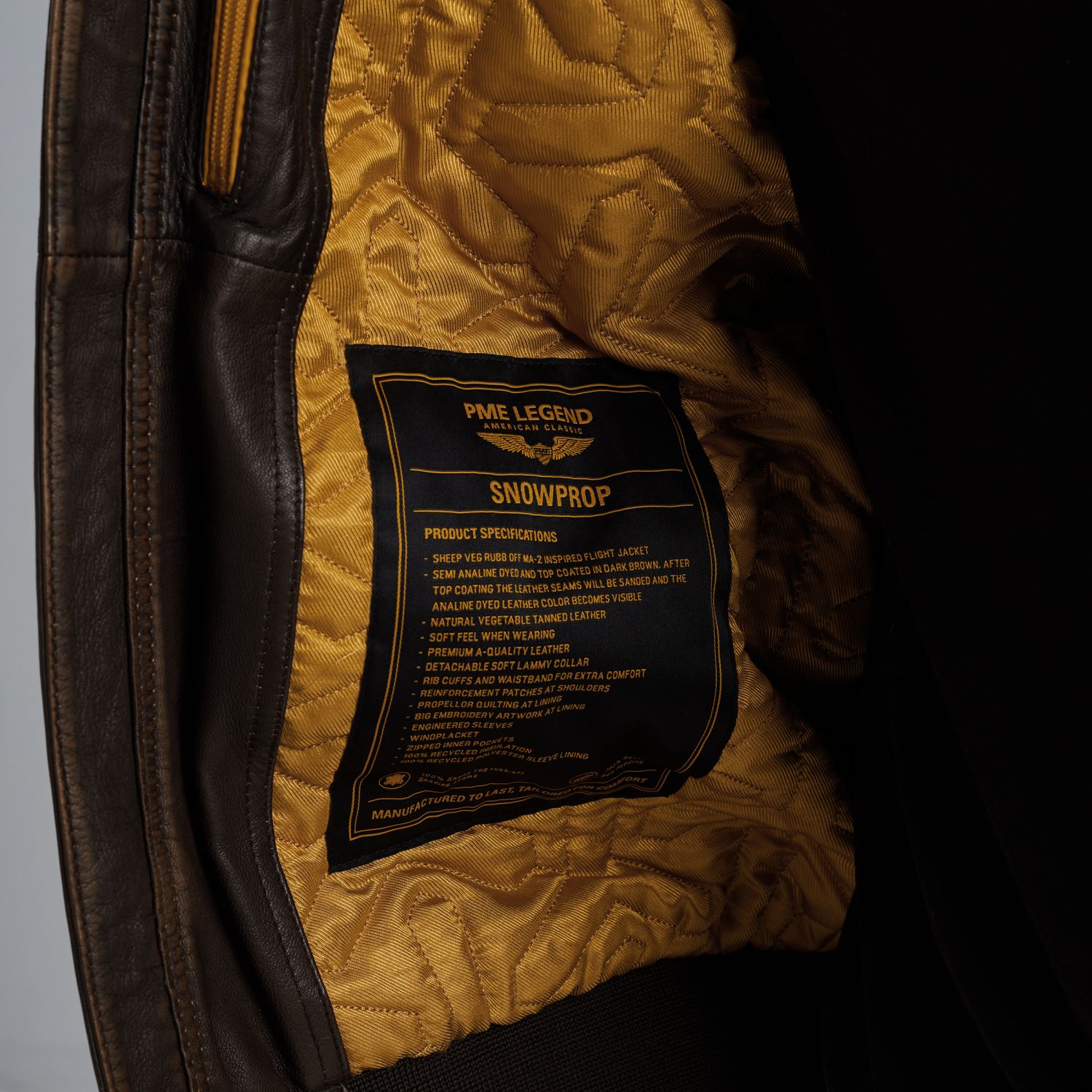 Куртка Snowprop коричневая артикул PLJ2509703-9127