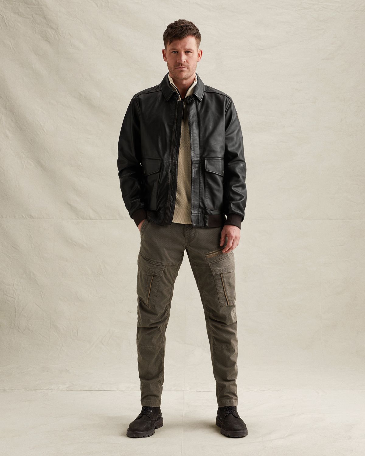 Брюки PME Legend Nordrop карго свободного кроя зелёные артикул PTR2602608-6405