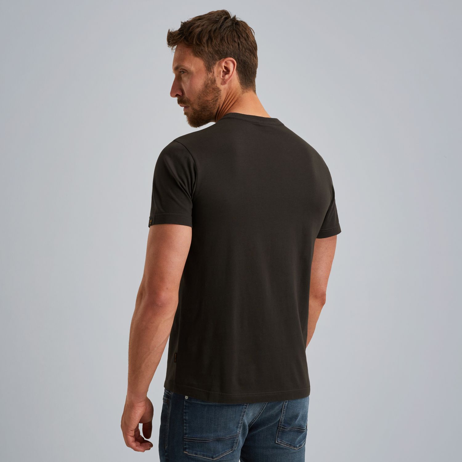 Футболка PME Legend с принтом серая артикул PTSS2510522-9703