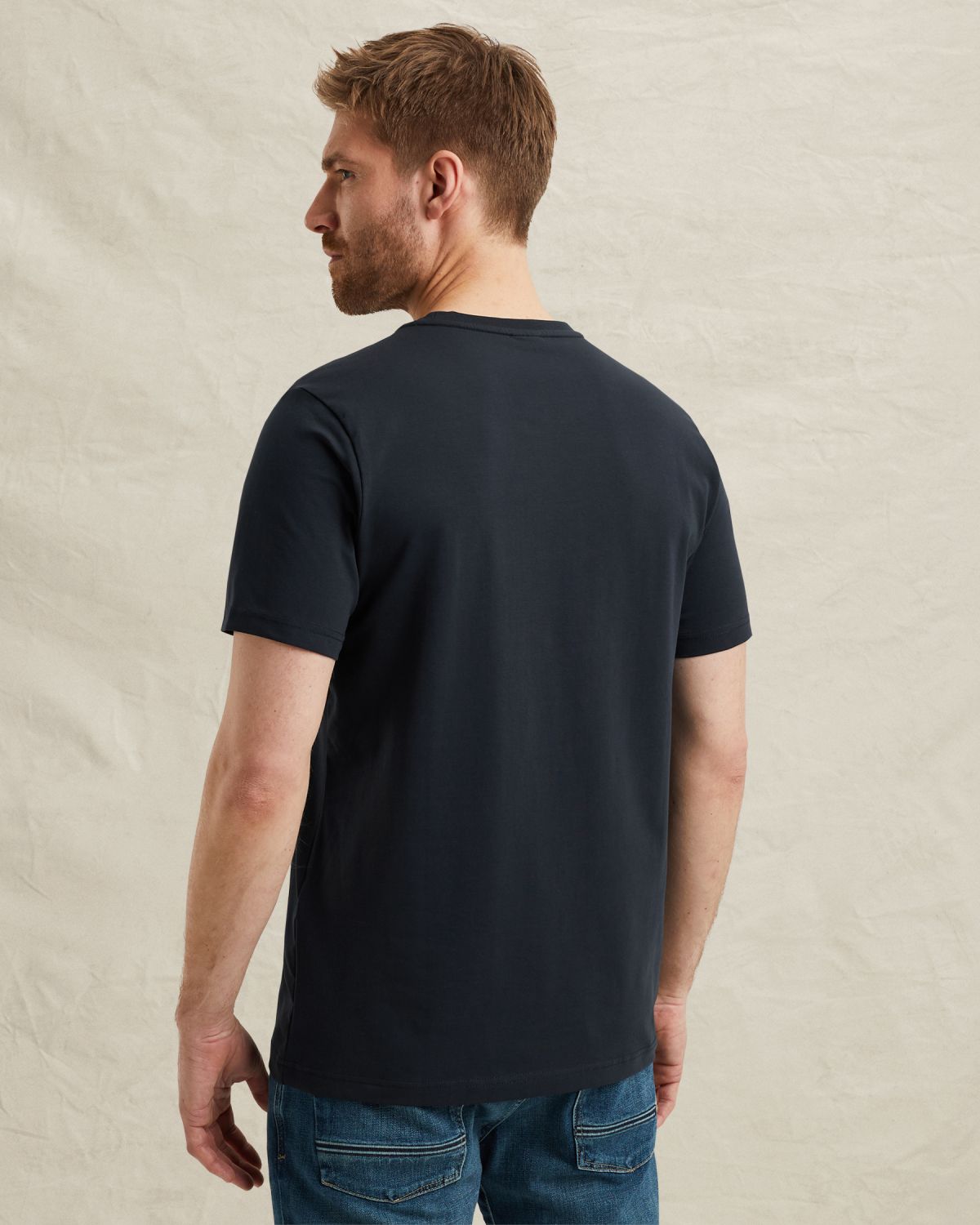 Футболка PME Legend с логотипом синяя артикул PTSS0000588-5281