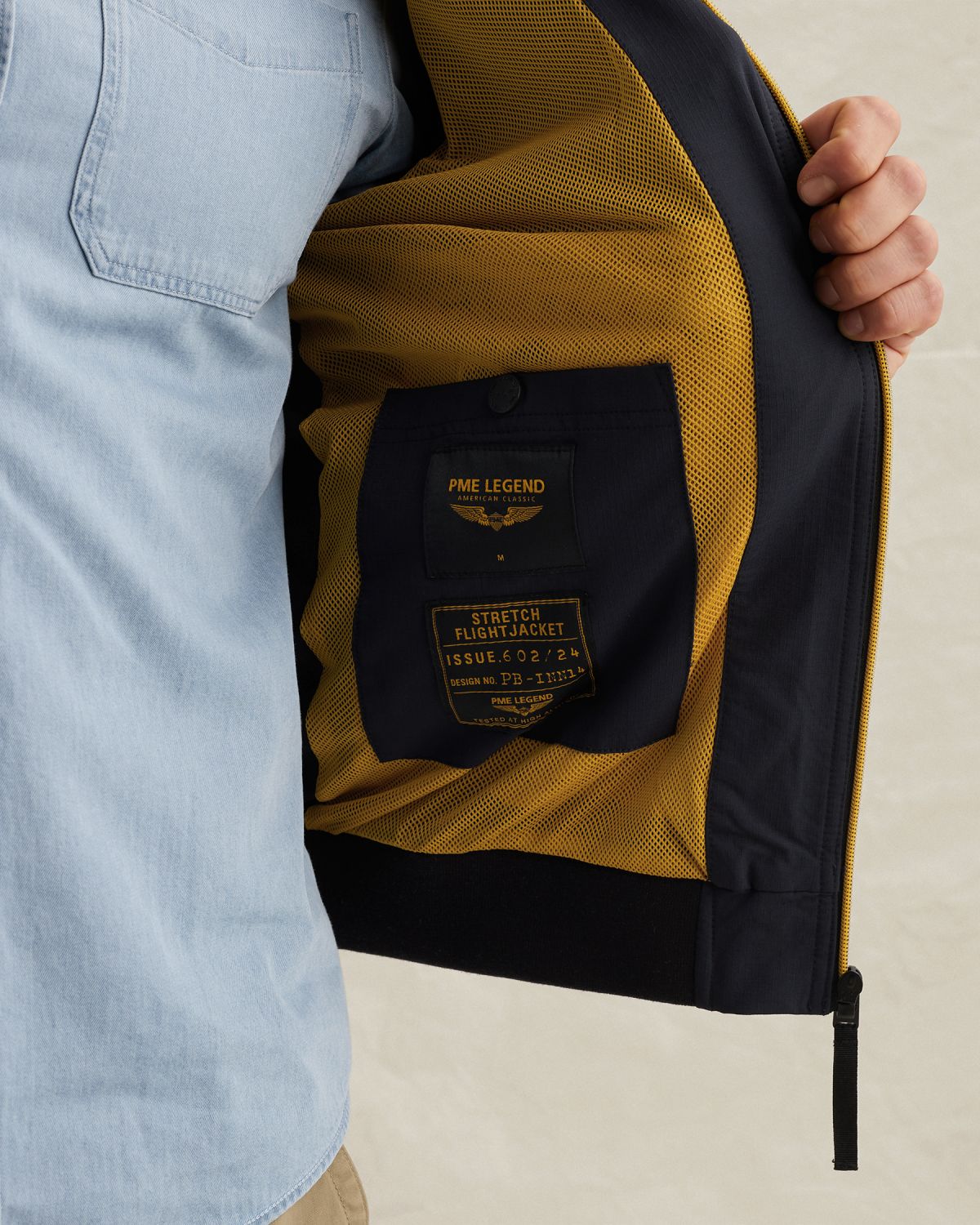 Куртка PME Legend Stretch Flight с съёмным капюшоном синий артикул PJA2602124-5281