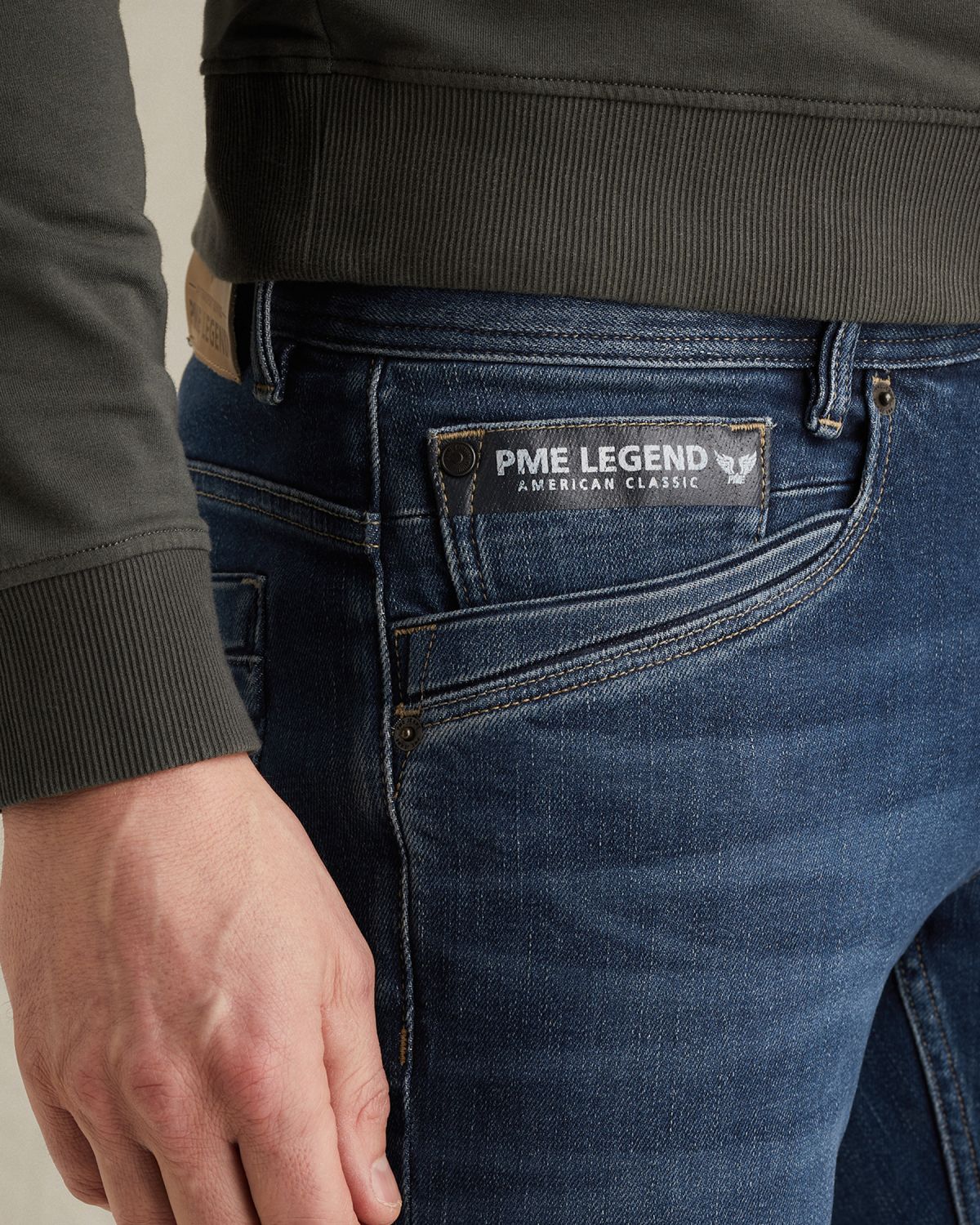 Джинсы PME Legend Skyrak синие артикул PTR720-CBI