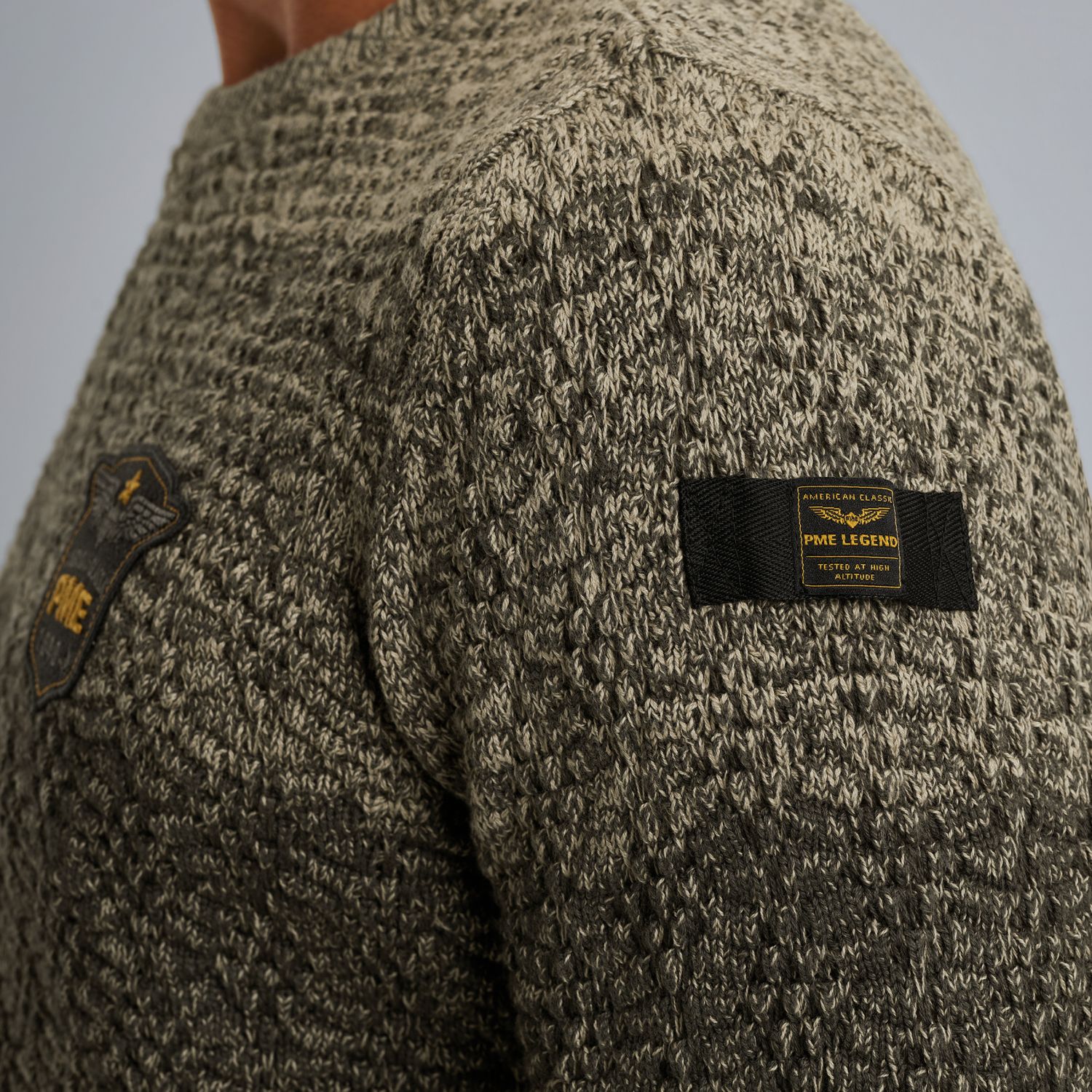 Свитшот PME Legend с градиентом зелёный артикул PKW2509334-8039