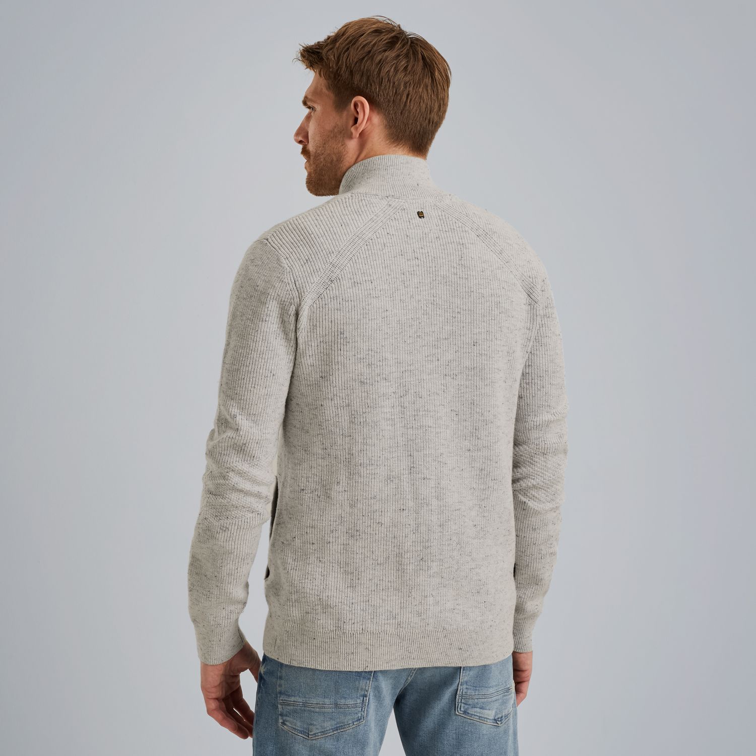 Кардиган PME Legend с молнией зелёный артикул PKC2508357-997