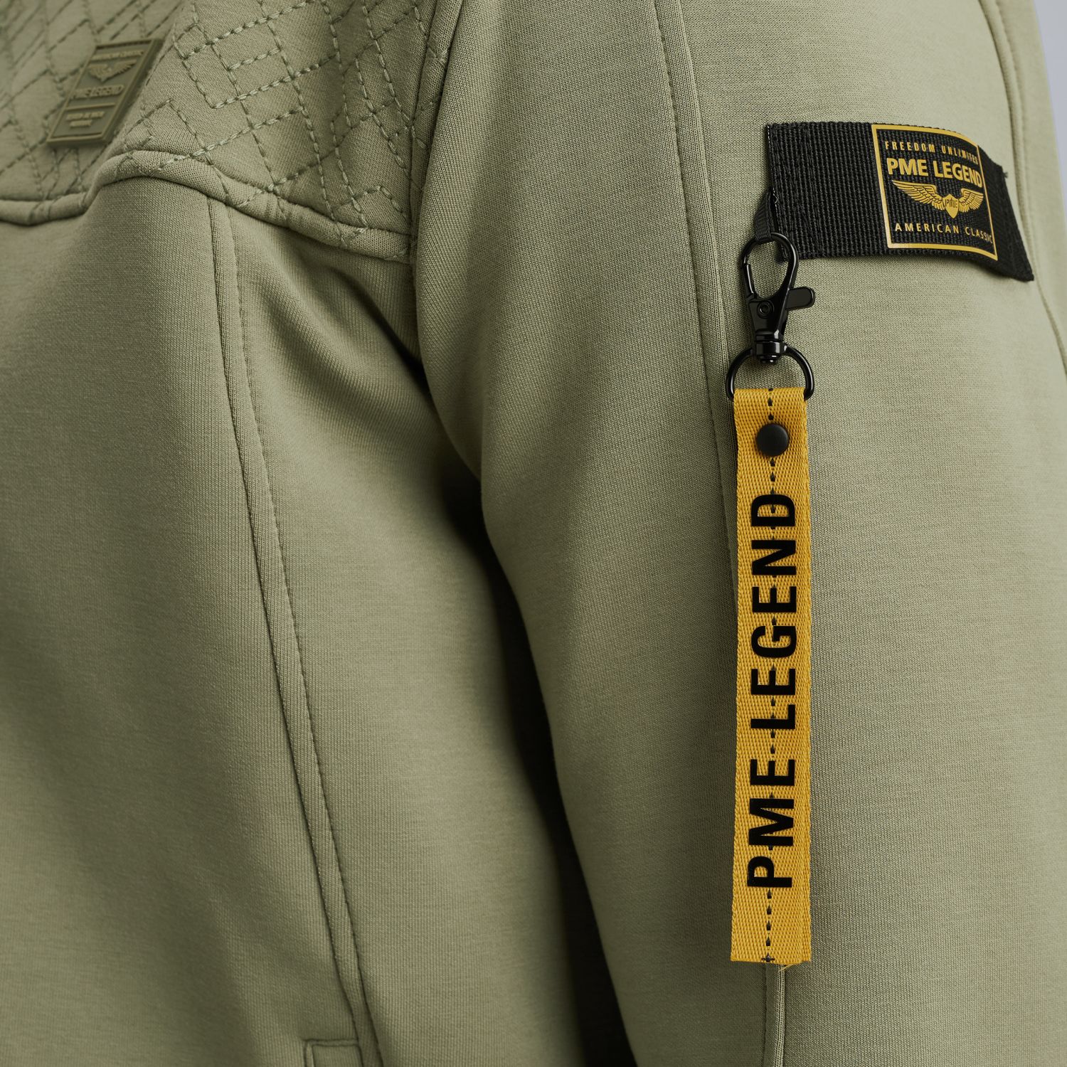 Толстовка PME Legend на молнии зелёная артикул PSW2508437-6379