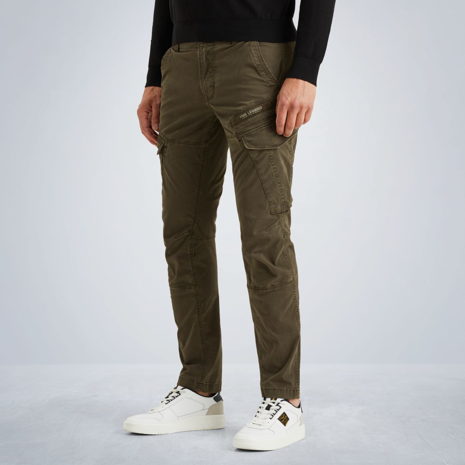 Брюки-карго серые артикул PTR2508630-9079