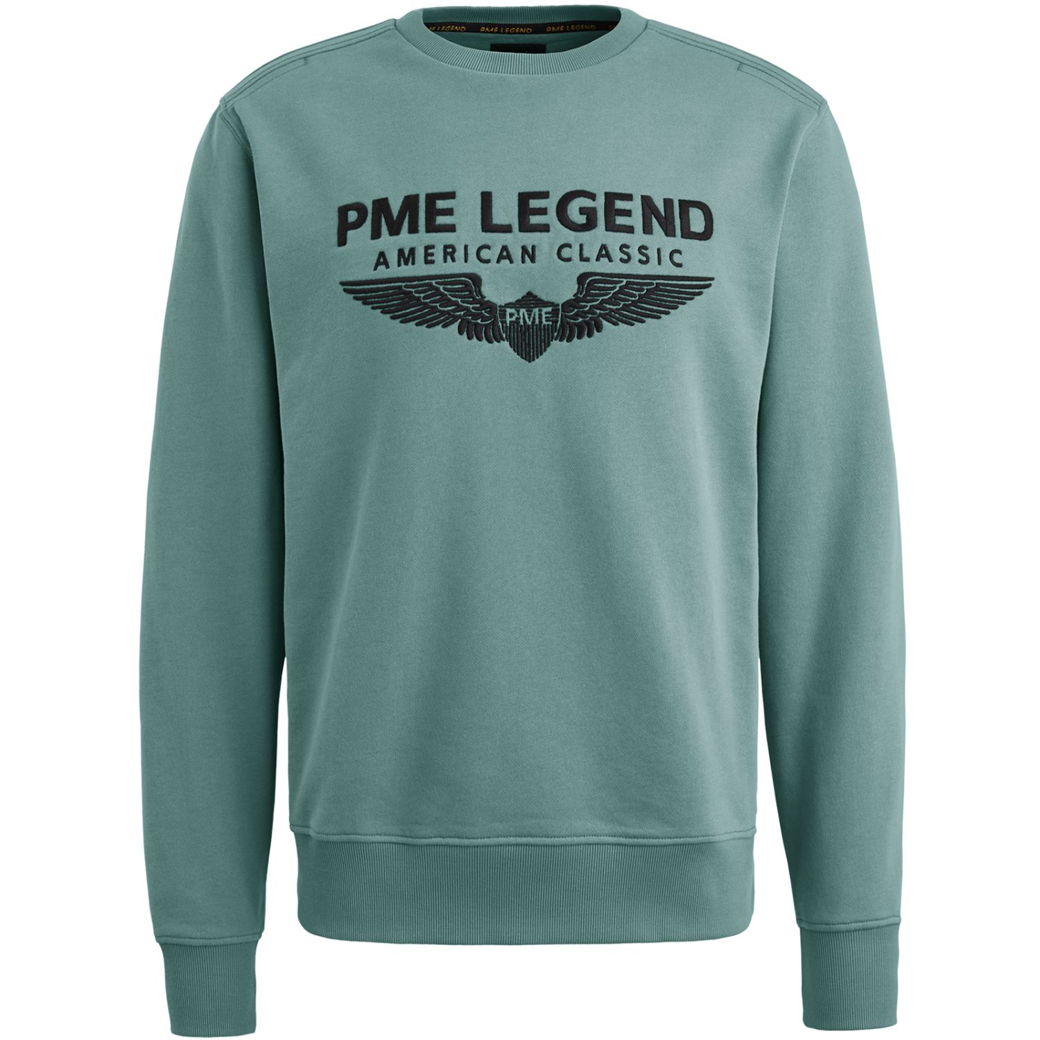Свитшот PME Legend зелёный артикул psw2500440-6013