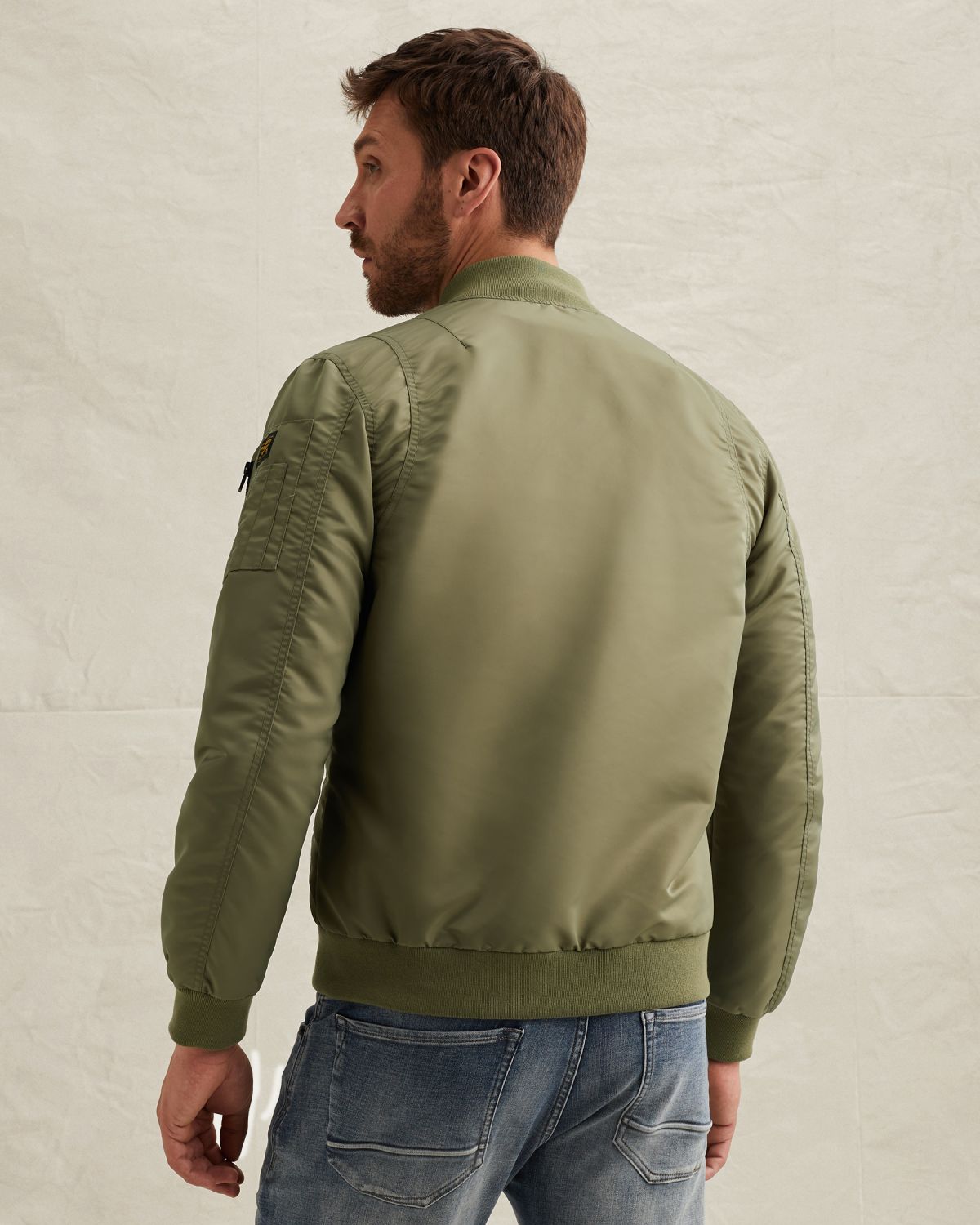 Куртка PME Legend Authentic MA-1 зелёная артикул PJA2602131-6379