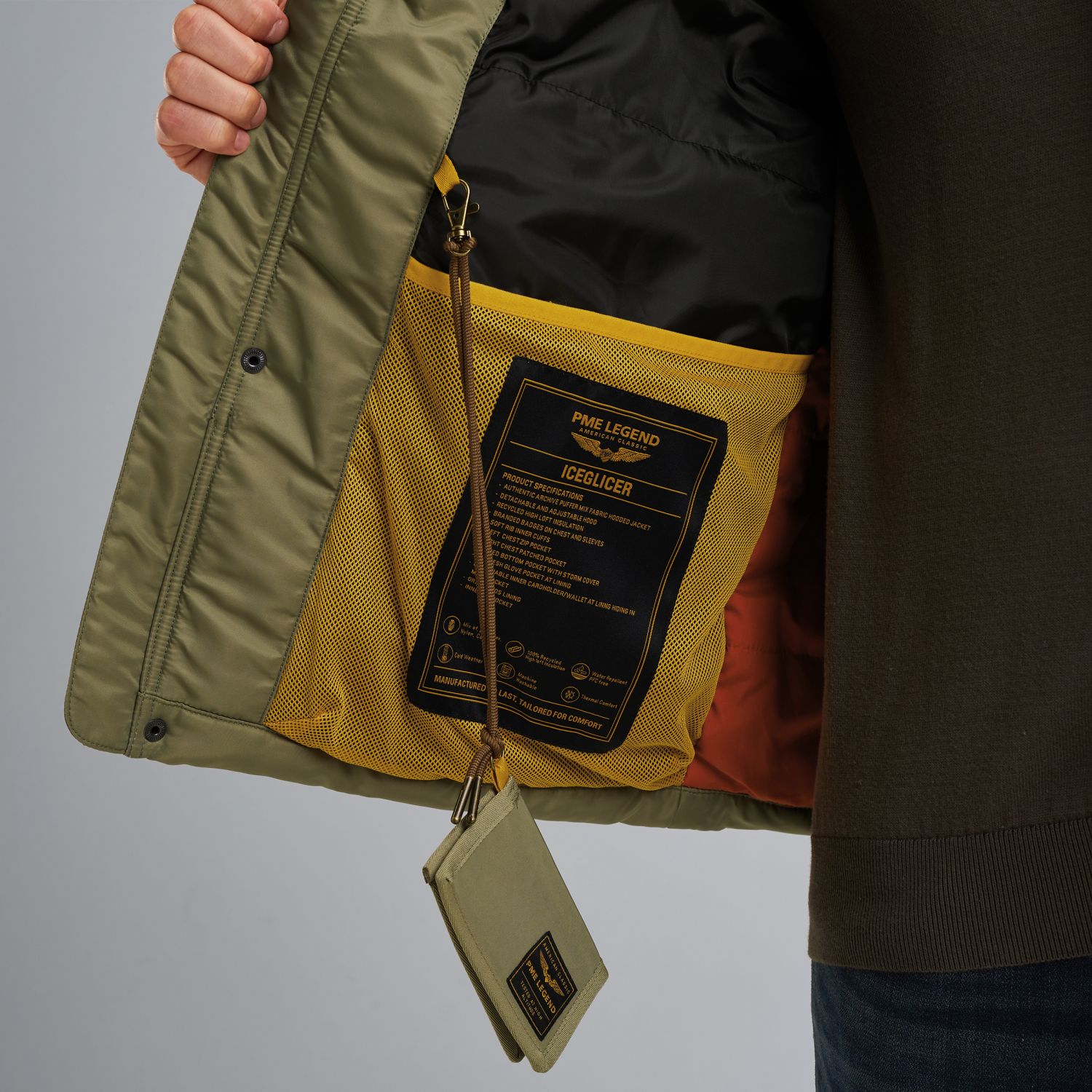 Куртка Iceglicer зелёная артикул PJA2509135-6379