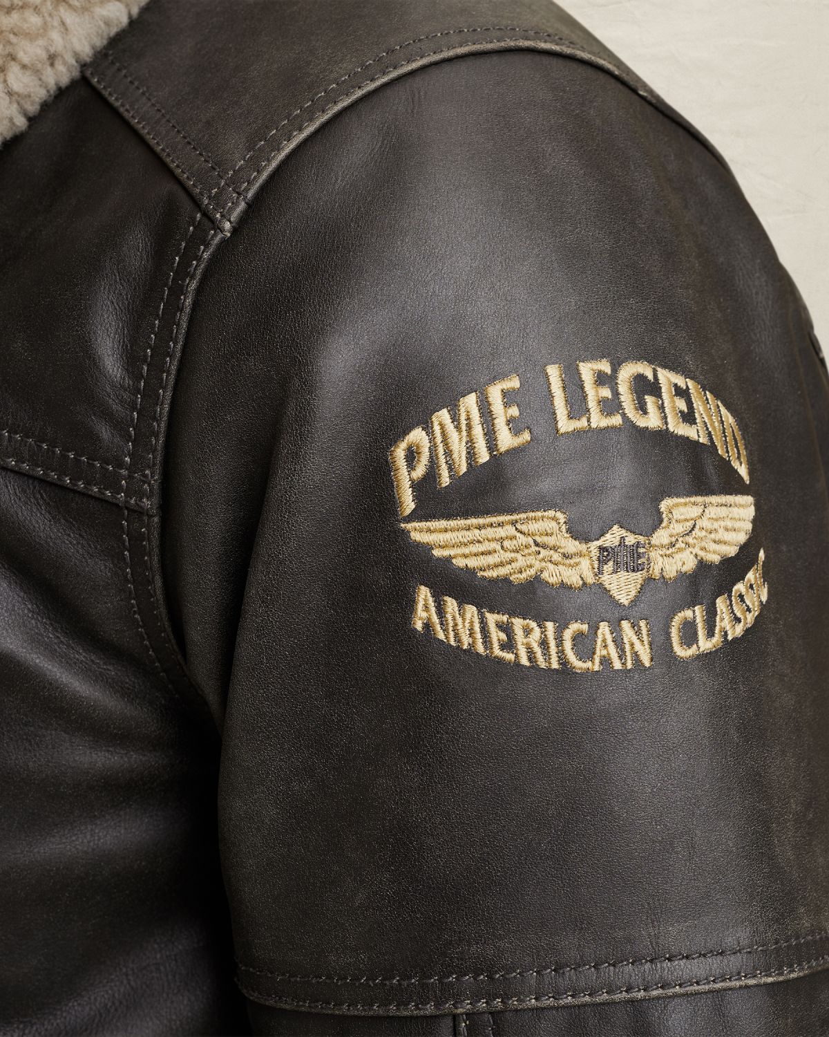 Куртка PME Legend Auckland Fur серая артикул PLJ650008-9703