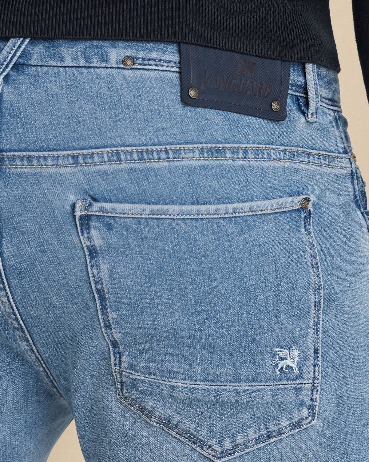 Джинсы Vanguard V850 slim fit синие артикул VTR850-BSF