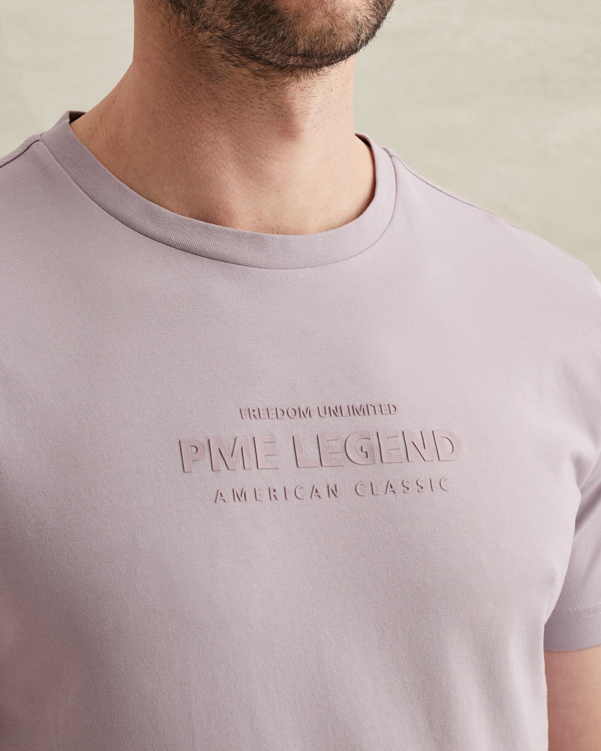 Футболка PME Legend с рисунком по центру фиолетовая артикул PTSS2603584-4203