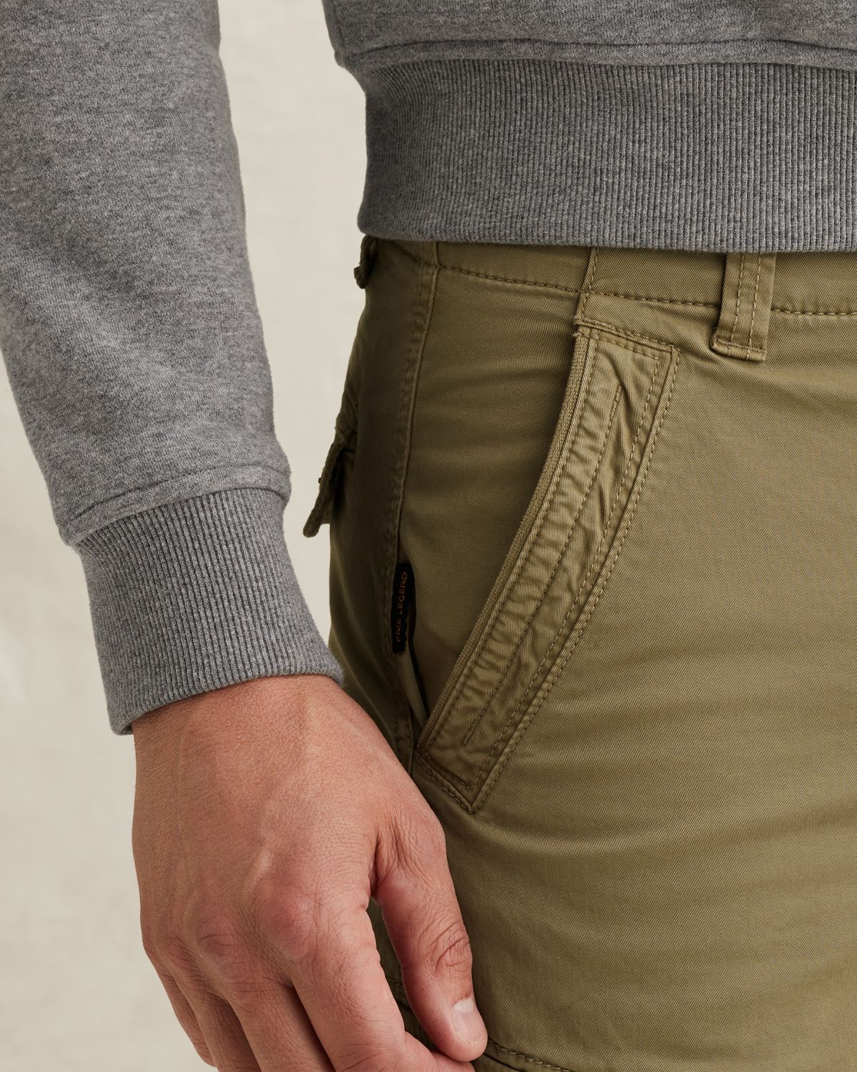 Брюки PME Legend Nordrop с карманами зелёные артикул PTR2602600-6381