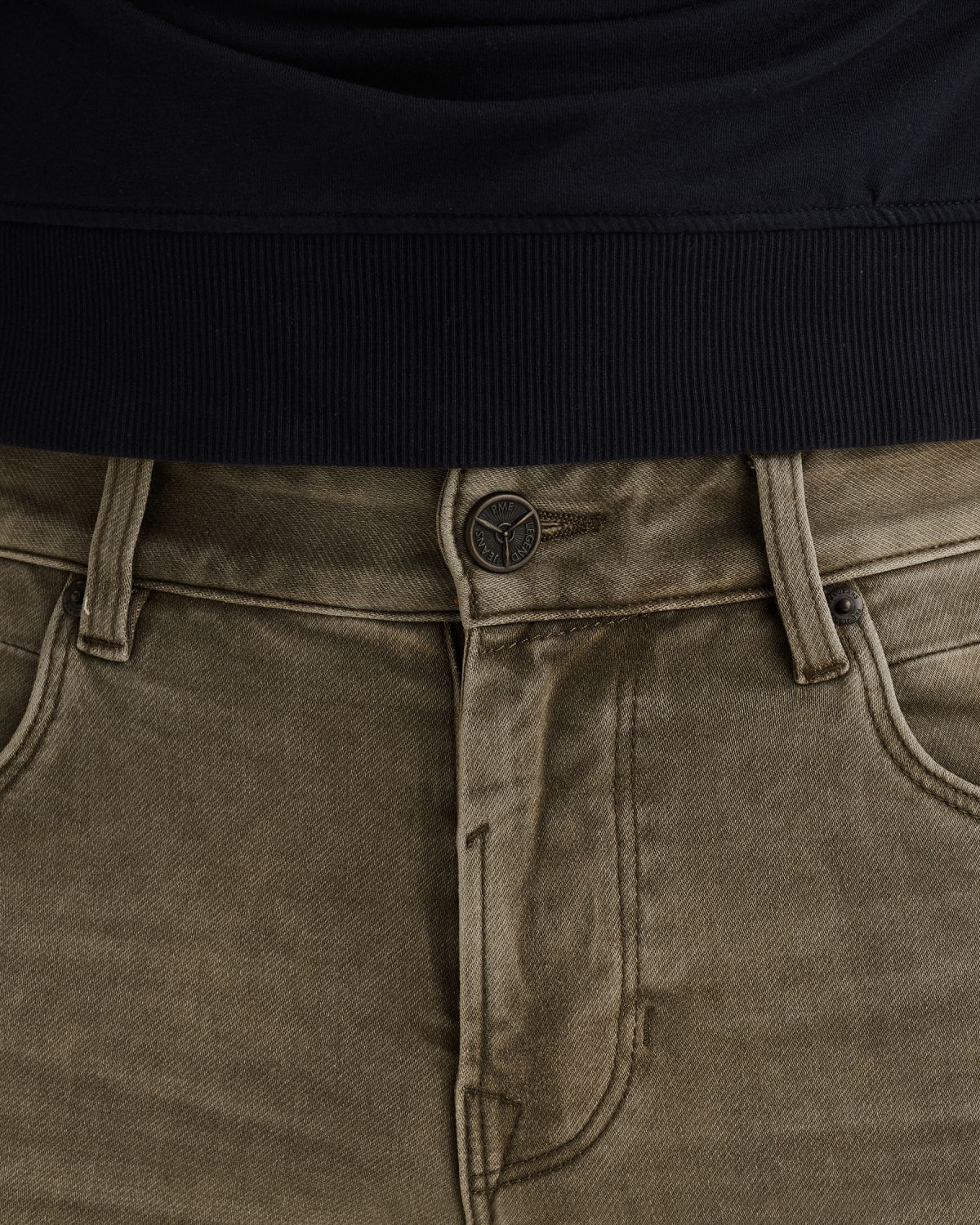 Брюки PME Legend Nightflight regular fit зелёные артикул PTR2602620-8016