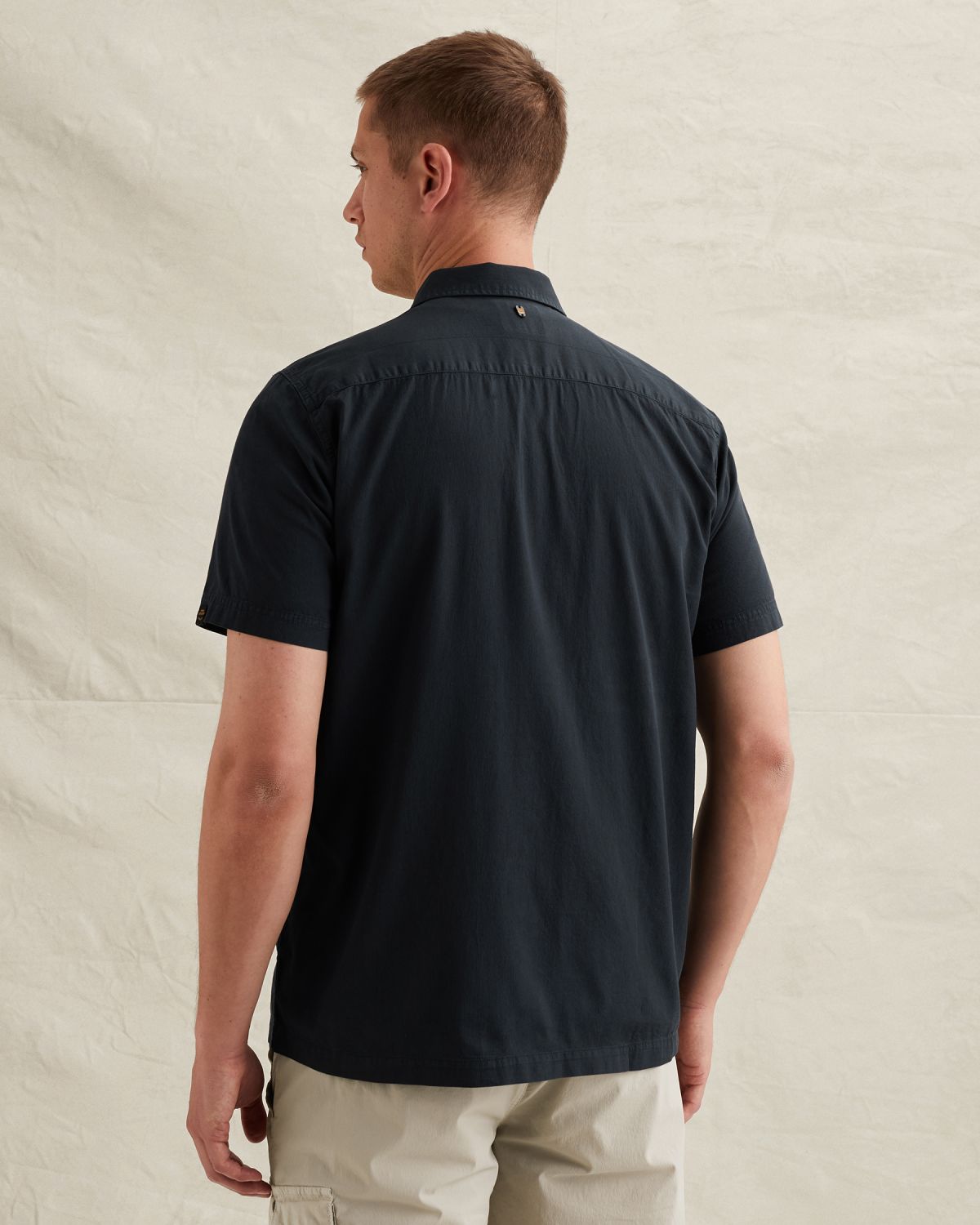 Рубашка PME Legend с нагрудными карманами синяя артикул PSIS2604216-5282