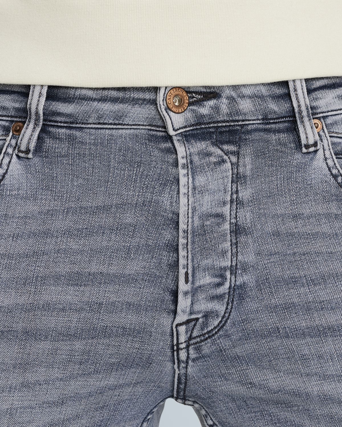 Джинсы Cast-Iron Shiftback синие артикул CTR240-URI