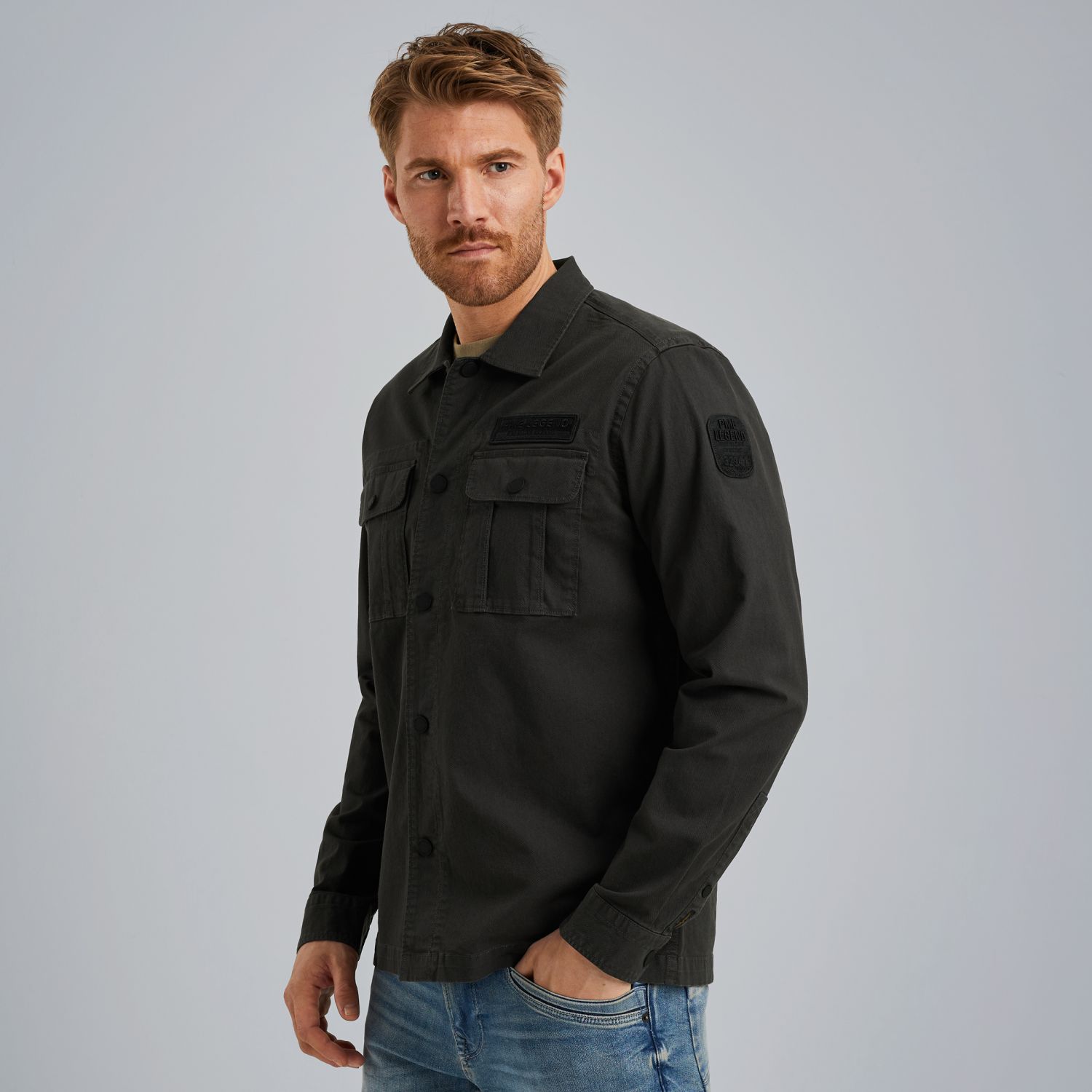 Куртка-рубашка PME Legend коричневая артикул PSI2506240-9140