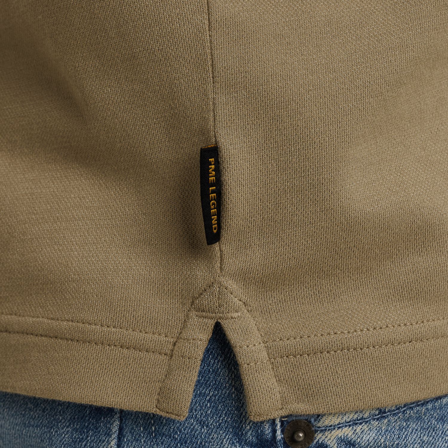 Поло с карманом хаки артикул PPSS2506866-6391