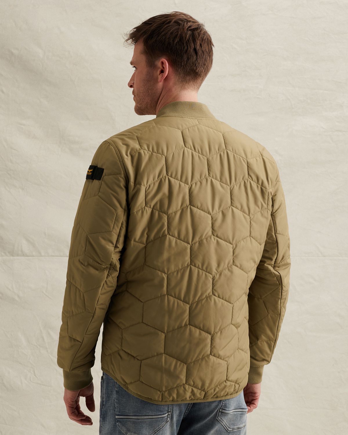 Куртка PME Legend стёганая зелёная артикул PJA2602104-6405