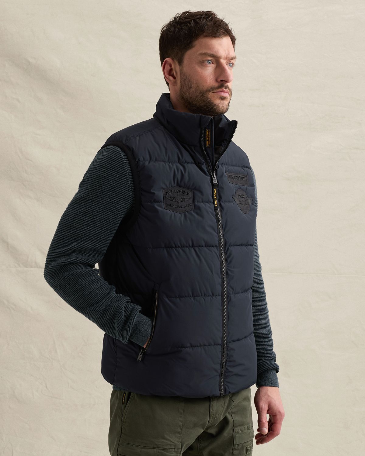 Жилет PME Legend Snowburst тёмно-синий артикул PBW2608104-5281