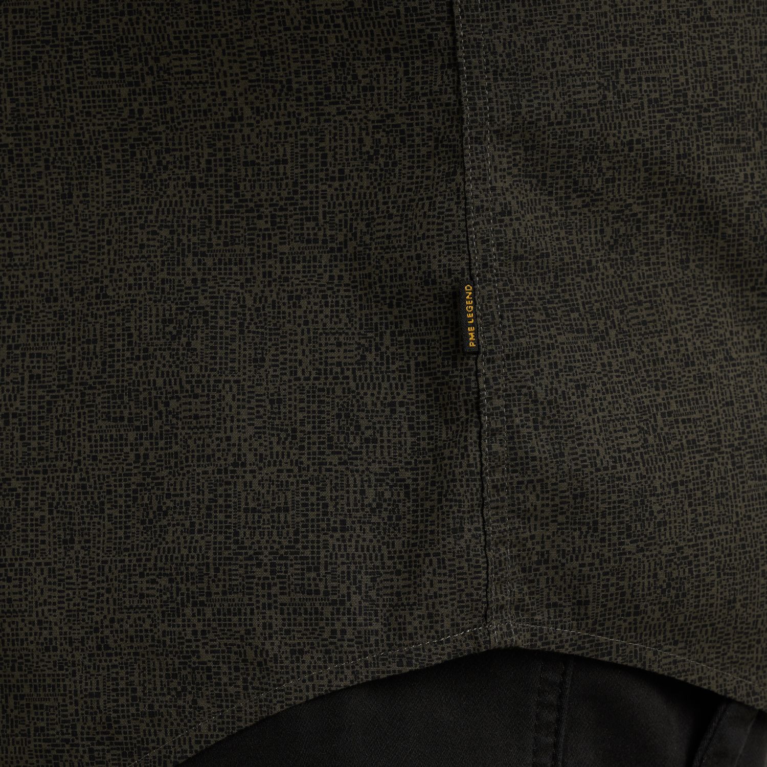 Рубашка PME Legend с принтом зелёная артикул PSI2509238-8039