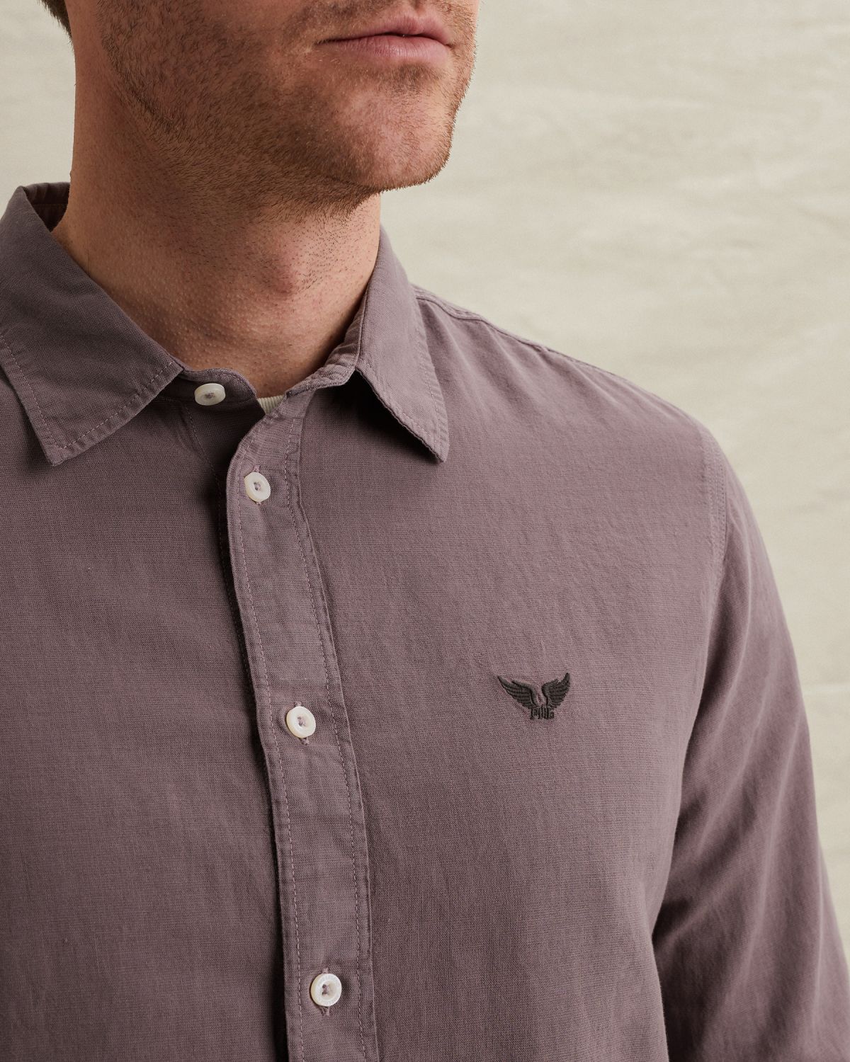 Рубашка с эффектом покраски готового изделия разноцветная артикул PSI2603243-4323