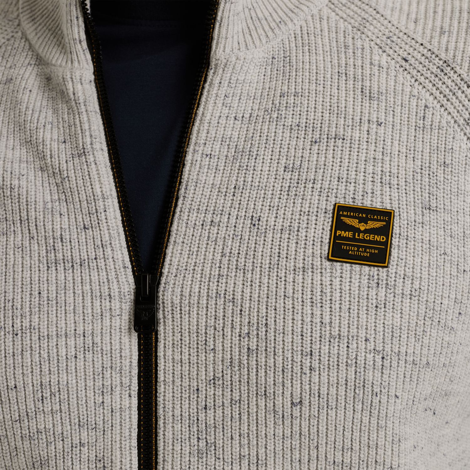 Кардиган PME Legend с молнией зелёный артикул PKC2508357-997