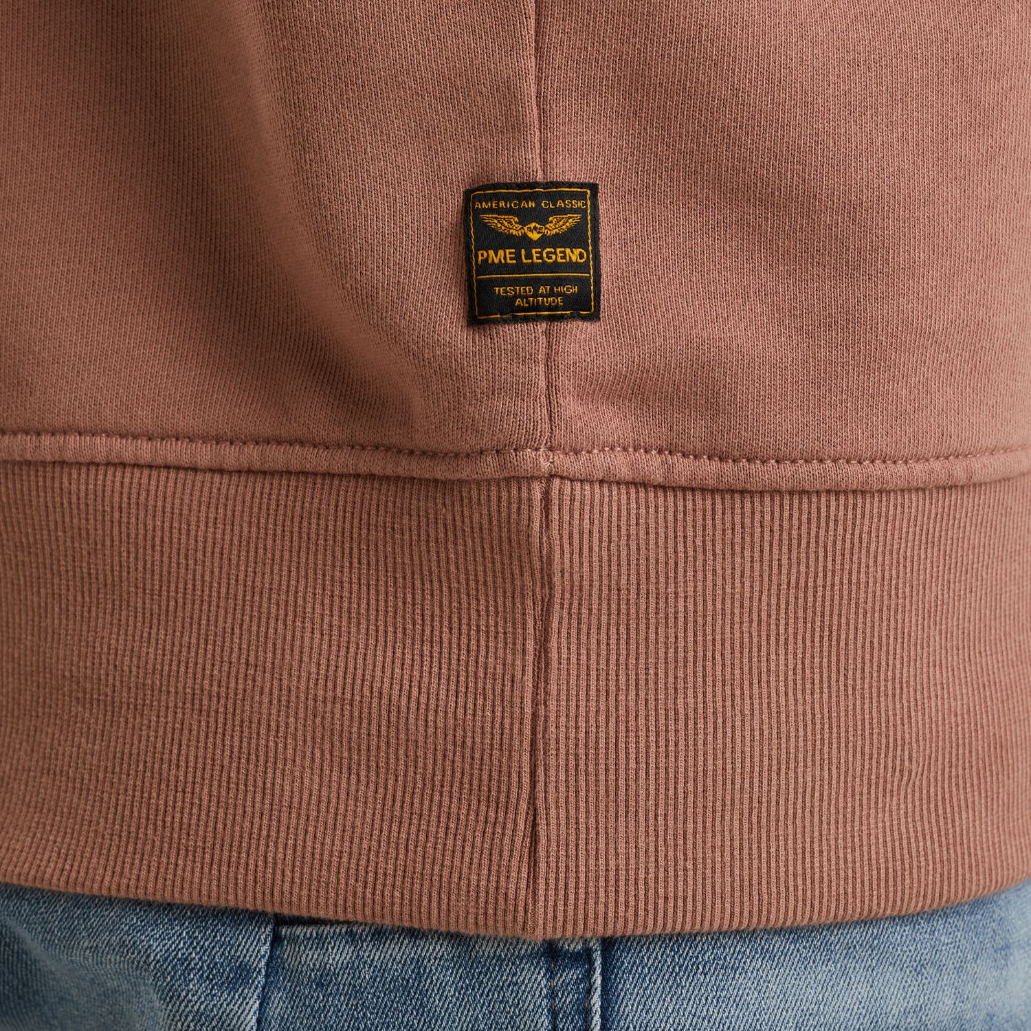 Свитшот PME Legend с логотипом розовый артикул PSW2508440-8202