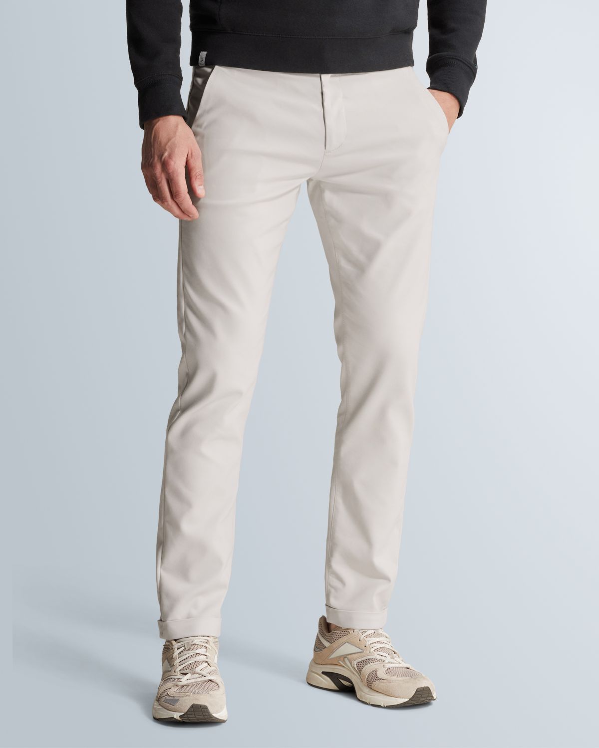 Брюки Cast-Iron Riser узкие бежевые артикул CTR2602600-7178