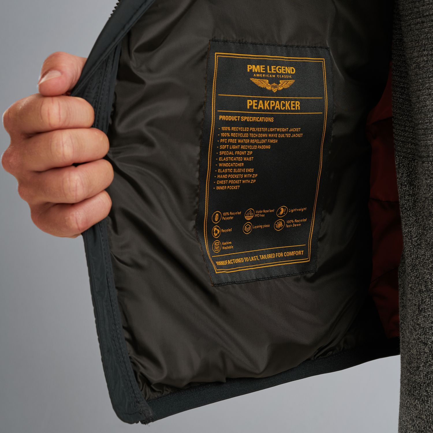 Куртка Peakpacker синяя артикул PJA2508122-5281