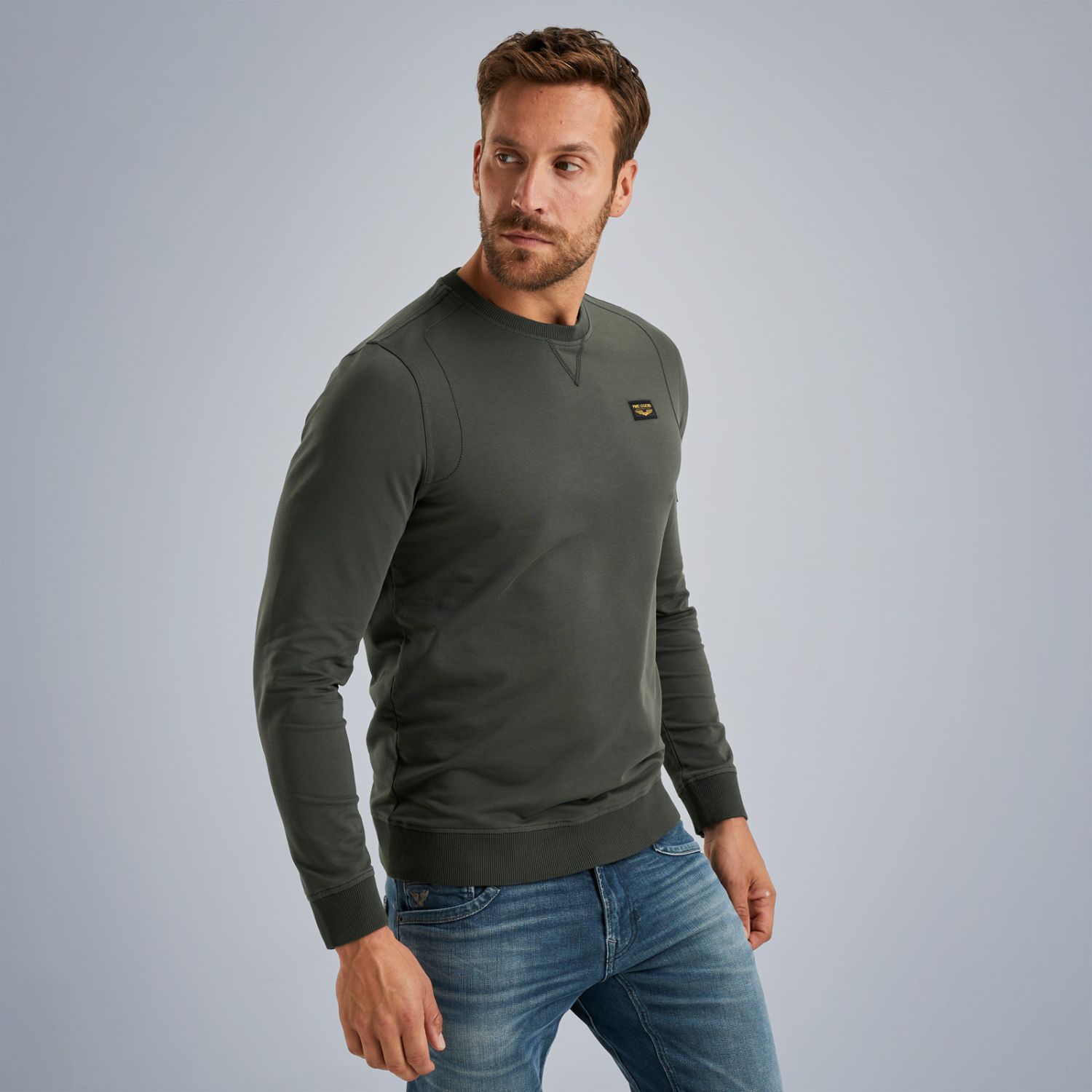 Свитшот PME Legend American Classic зелёный артикул PLS0000431-8039