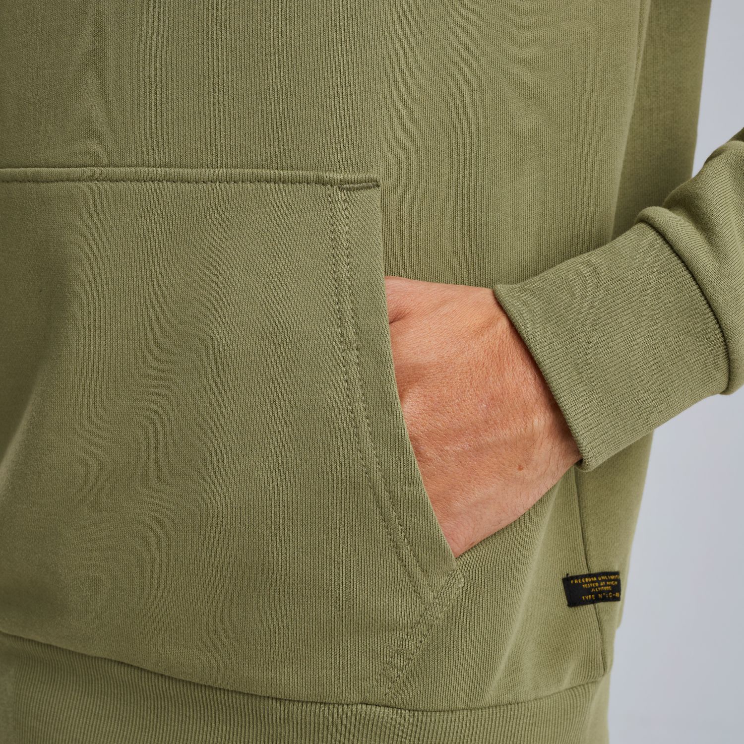 Худи PME Legend с логотипом зелёное артикул PSW2508550-6379