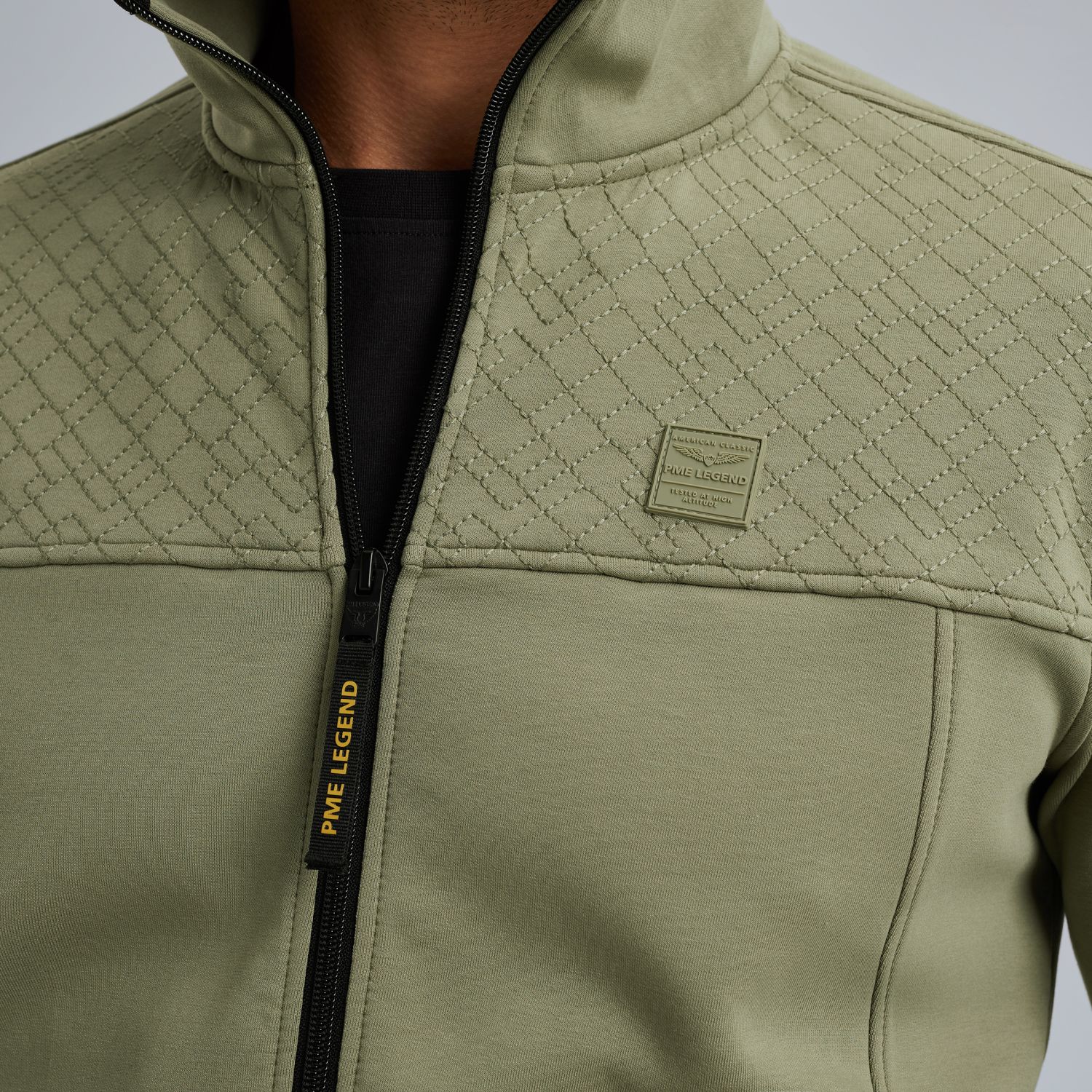 Толстовка PME Legend на молнии зелёная артикул PSW2508437-6379