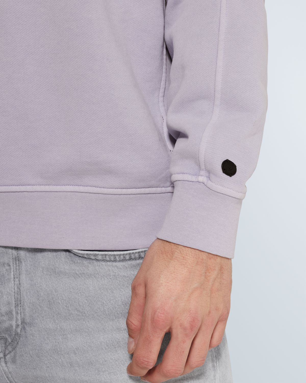 Свитшот Cast-Iron с смещённым логотипом фиолетовый артикул CSW2602401-4270