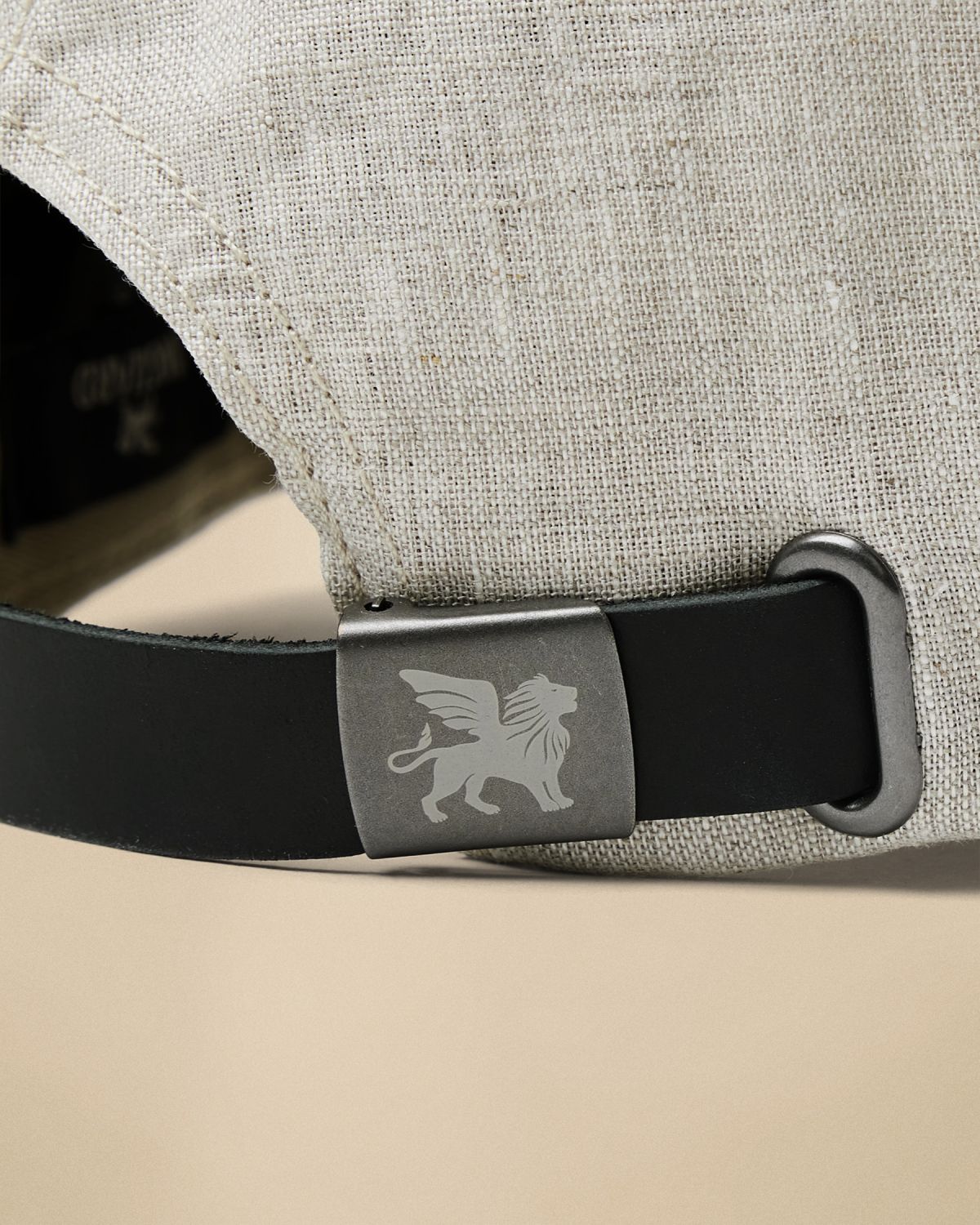 Кепка Vanguard из льна бежевая артикул VAC2603900-9017