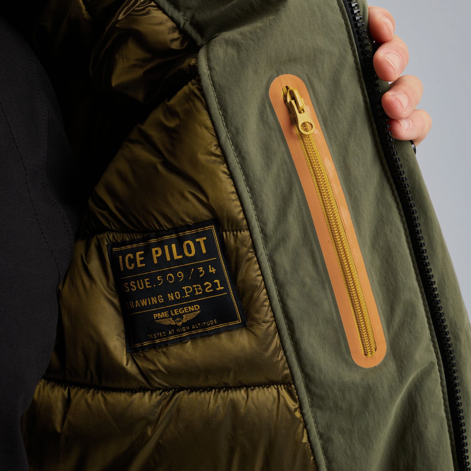 Парка Ice Pilot зелёная артикул PJA2509134-6414