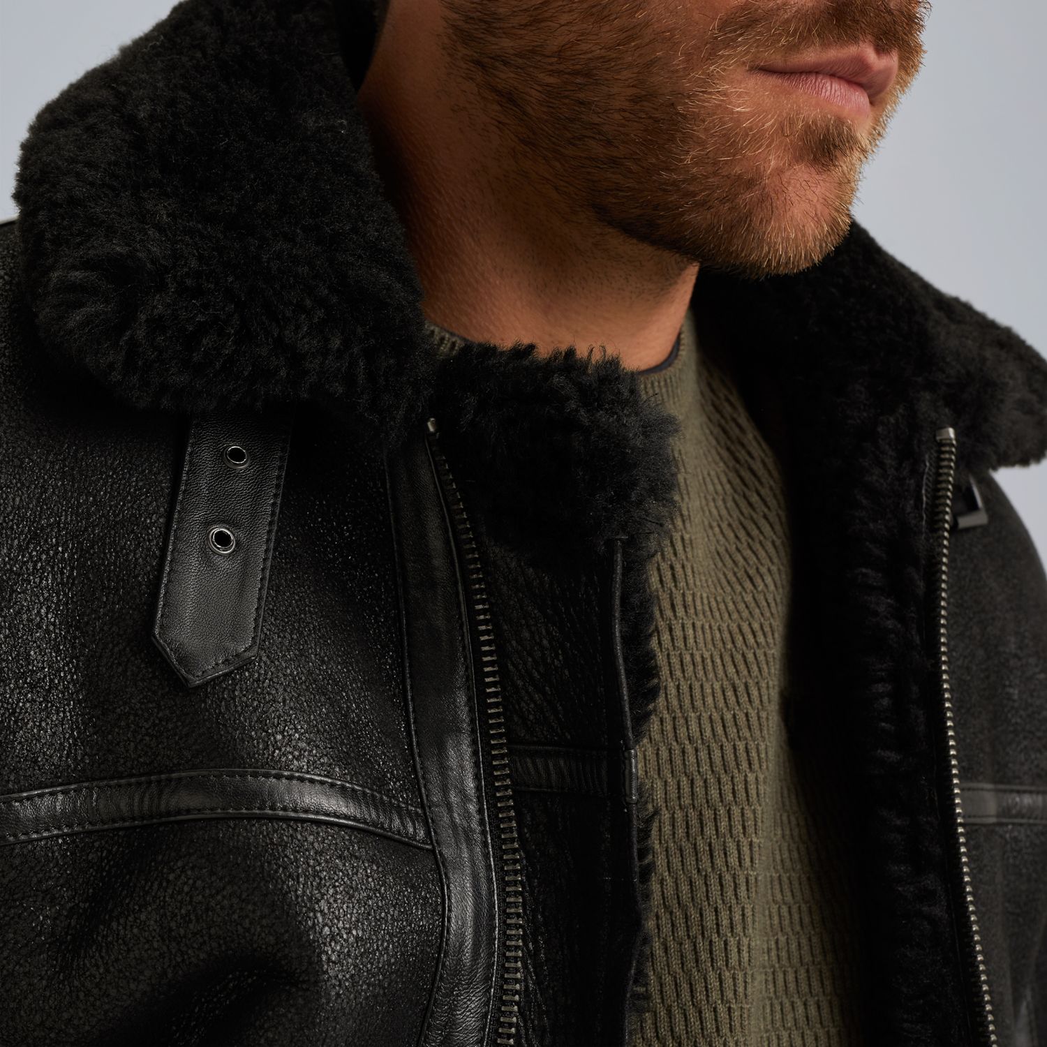 PME Legend Nightflight leather jacket артикул PLJ2508707-999