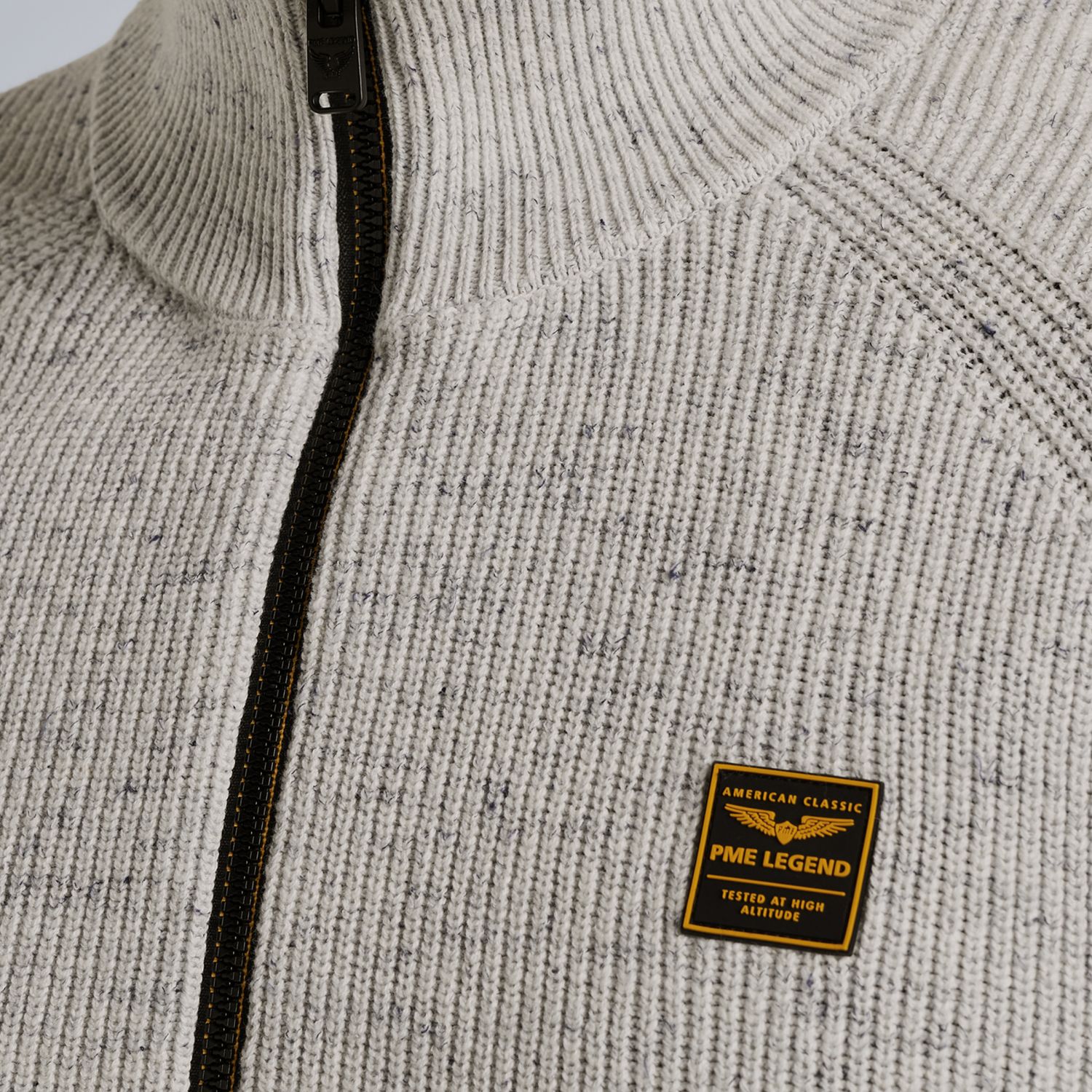 Кардиган PME Legend с молнией зелёный артикул PKC2508357-997