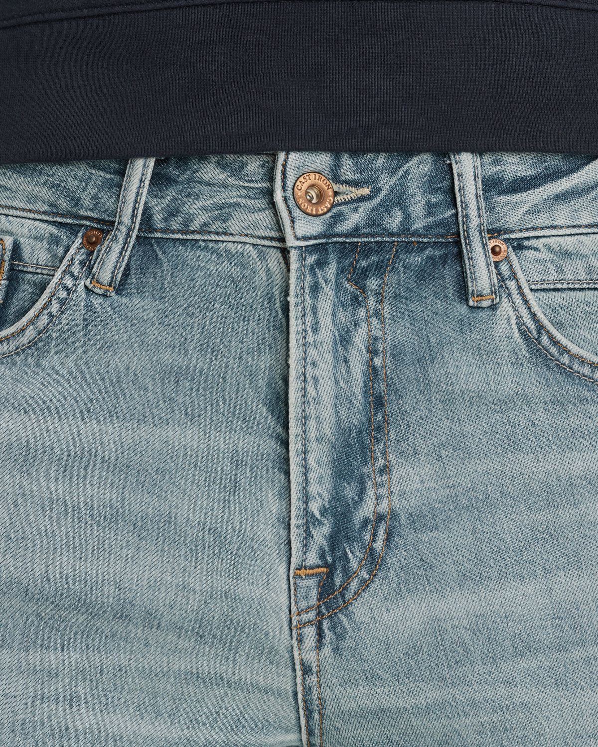 Джинсы Cast-Iron Valver синие артикул CTR620-TPI