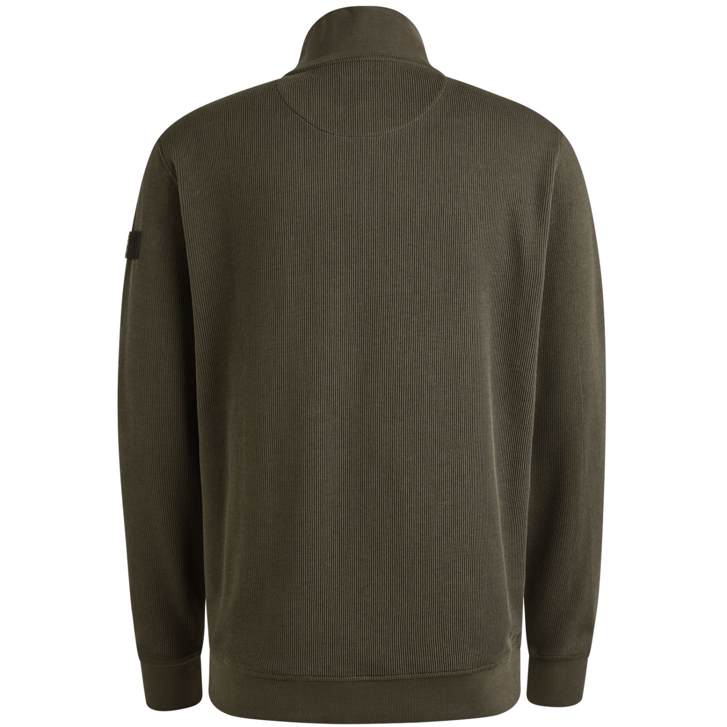 Пуловер PME Legend с нагрудным карманом зелёный артикул PSW2509457-8039