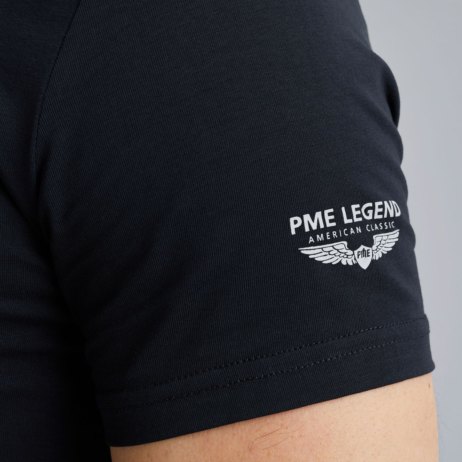 Футболка PME Legend в упаковке 2 шт. с круглым вырезом синяя артикул PUW00220-5287