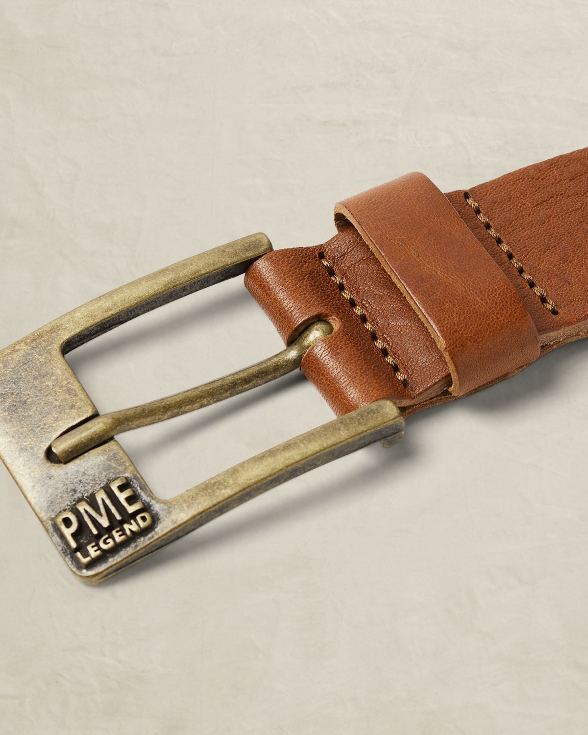 Ремень PME Legend с пряжкой коричневый артикул PBE00107-750