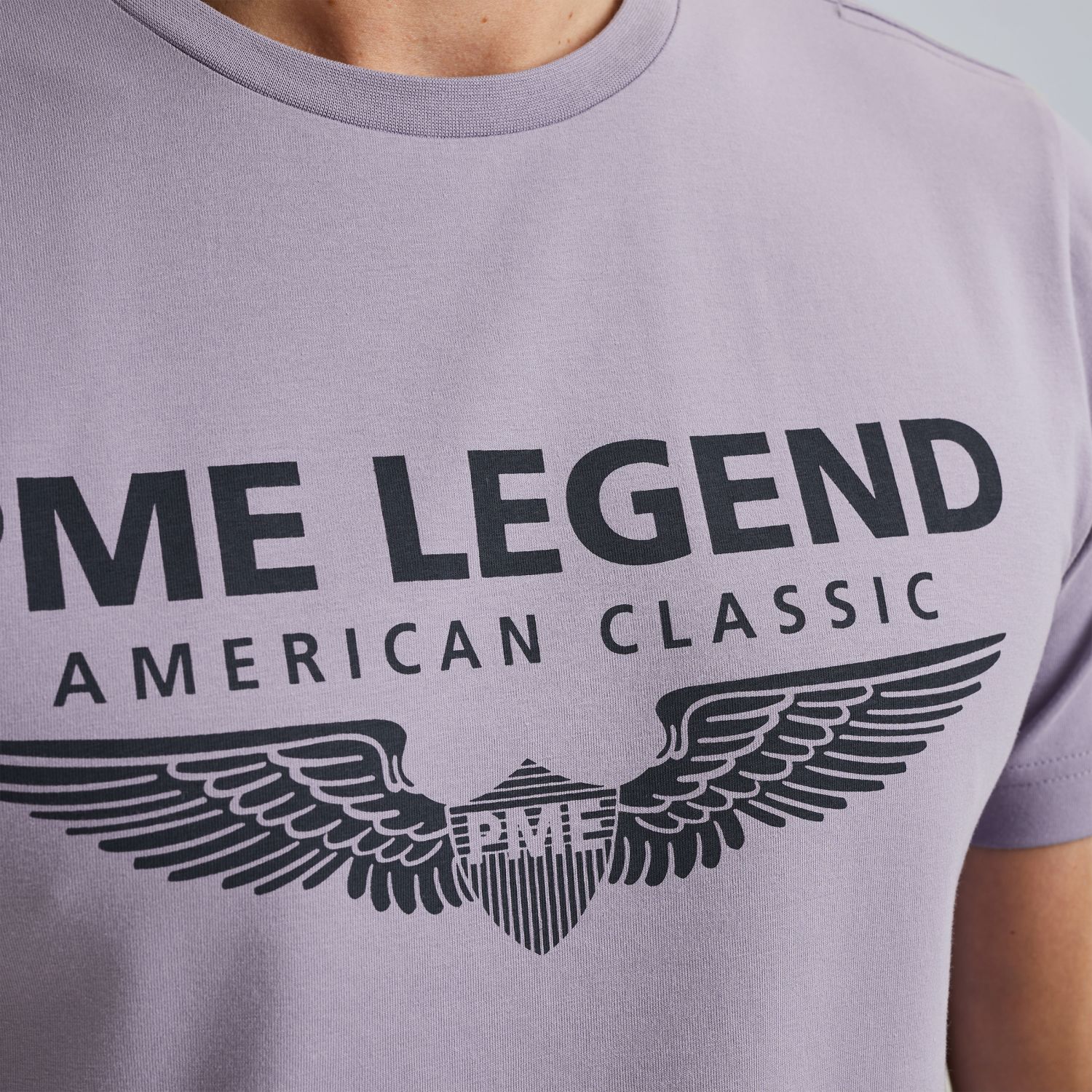 Футболка с логотипом фиолетовая артикул PTSS2500588-4187