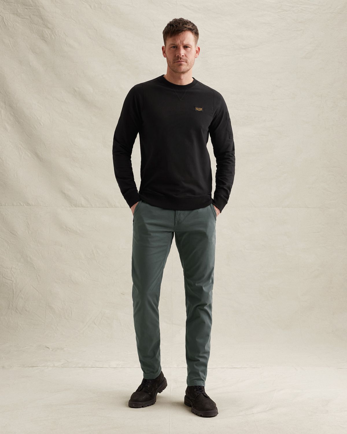 Брюки American Classic серые артикул PTR935-9076