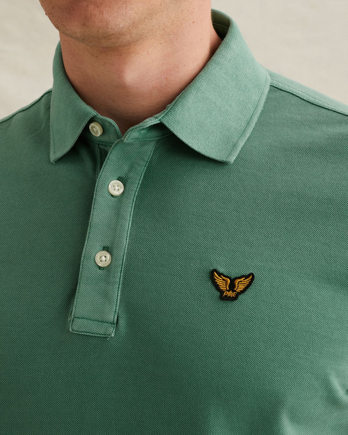 Рубашка-поло PME Legend зелёная артикул PPSS2604850-6053